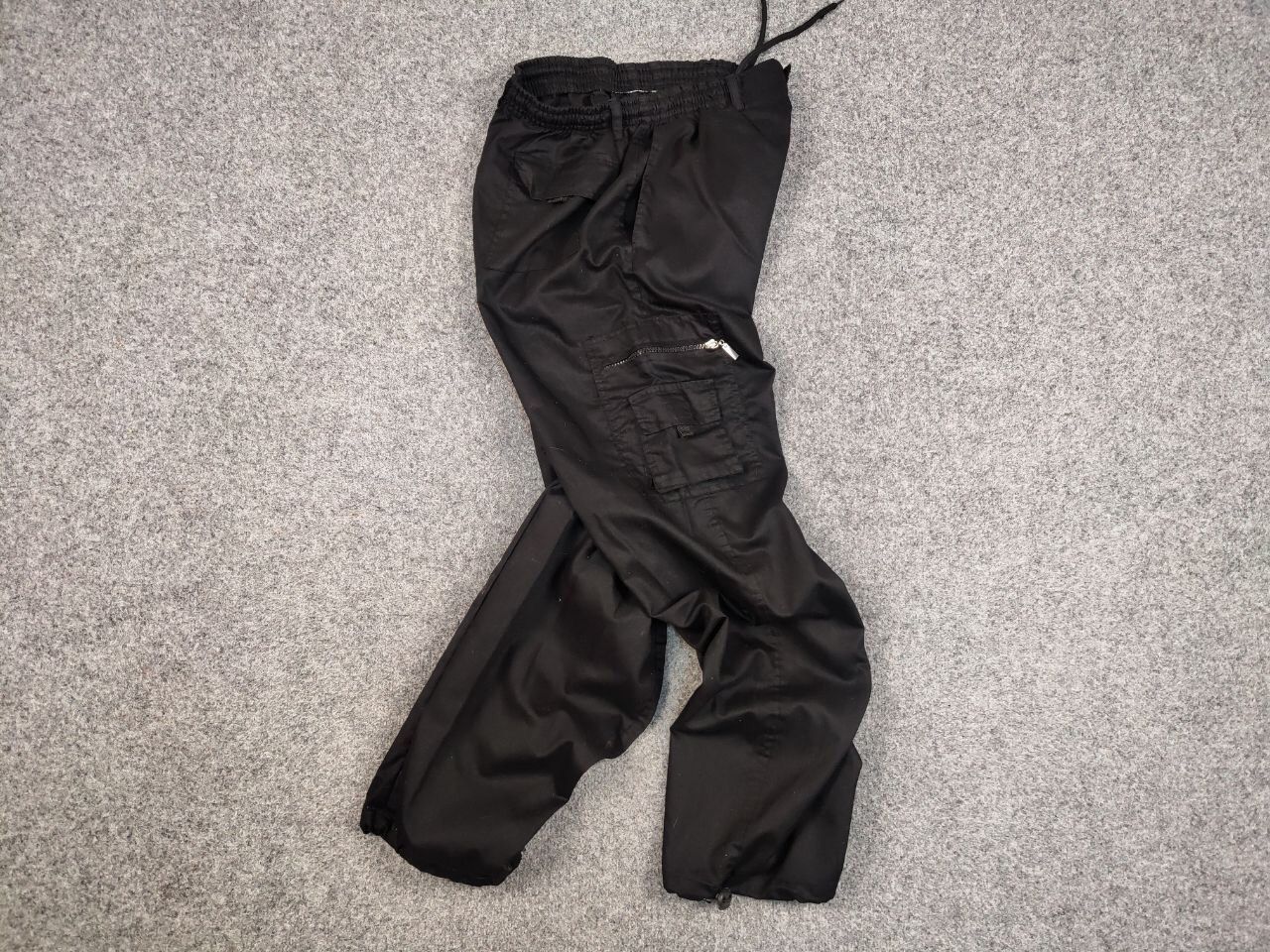 Japanese Brand Vintage 90's Cargo Pants Travis Scott Japan Black Hype Size US 32 / EU 48 - 15 Thumbnail