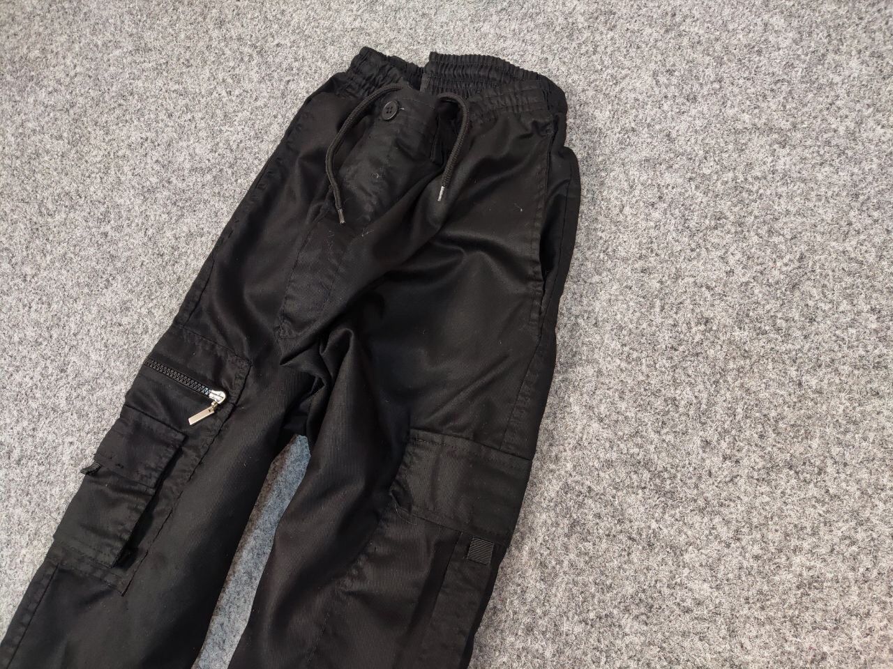 Japanese Brand Vintage 90's Cargo Pants Travis Scott Japan Black Hype Size US 32 / EU 48 - 4 Thumbnail