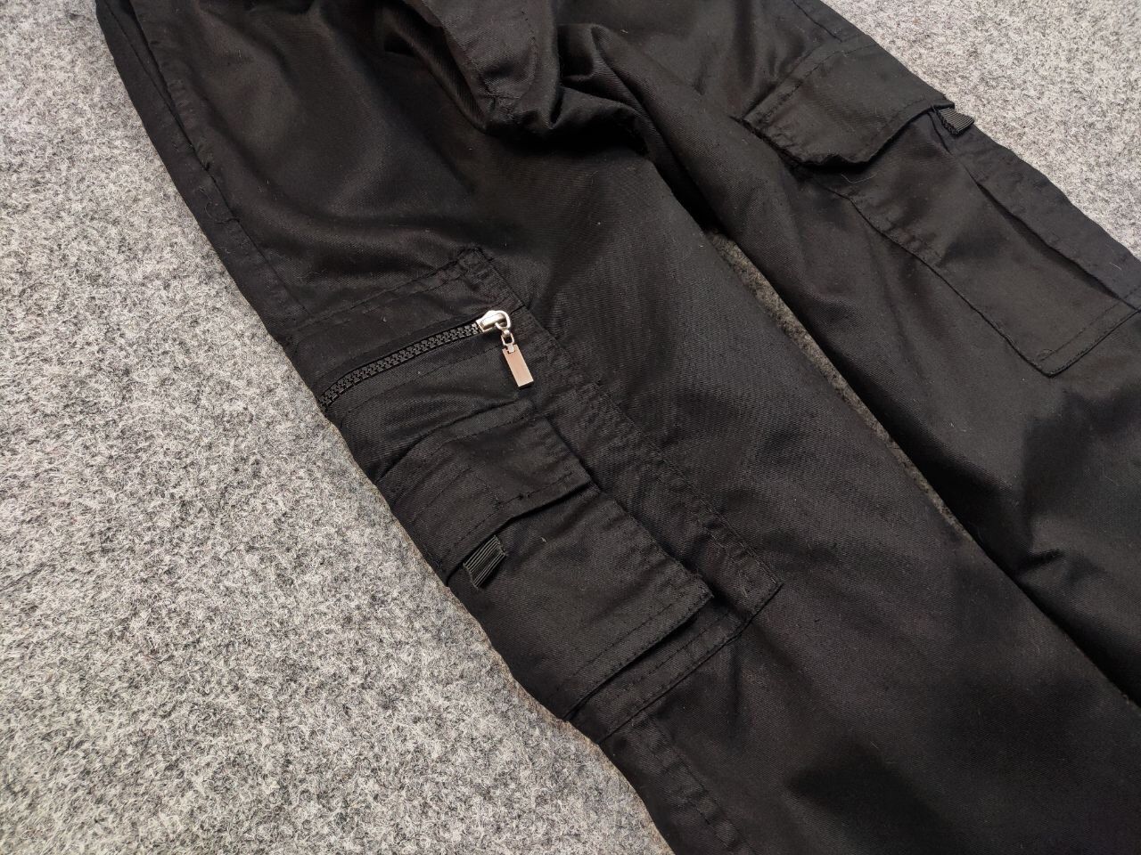 Japanese Brand Vintage 90's Cargo Pants Travis Scott Japan Black Hype Size US 32 / EU 48 - 11 Thumbnail