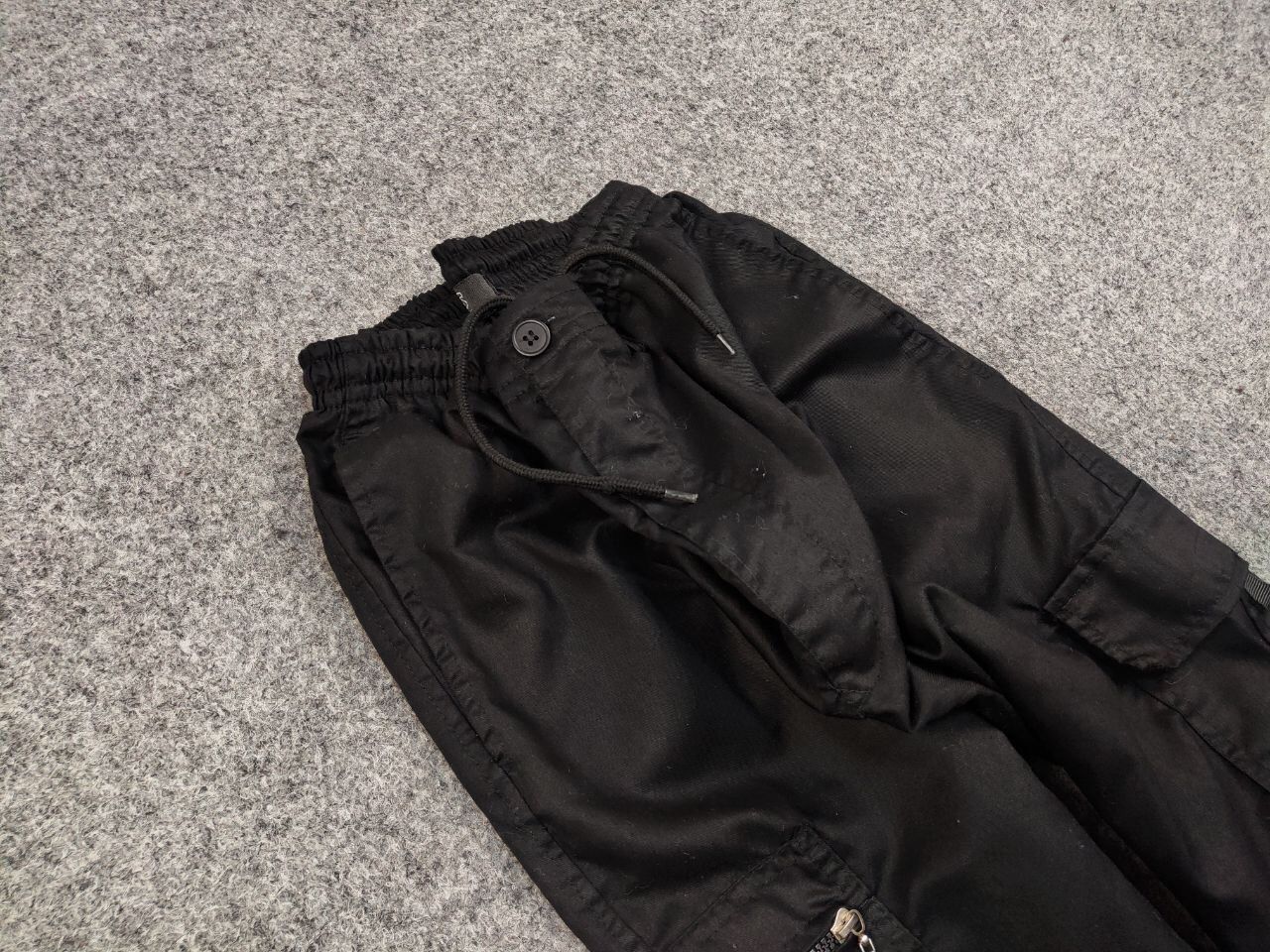 Japanese Brand Vintage 90's Cargo Pants Travis Scott Japan Black Hype Size US 32 / EU 48 - 12 Thumbnail