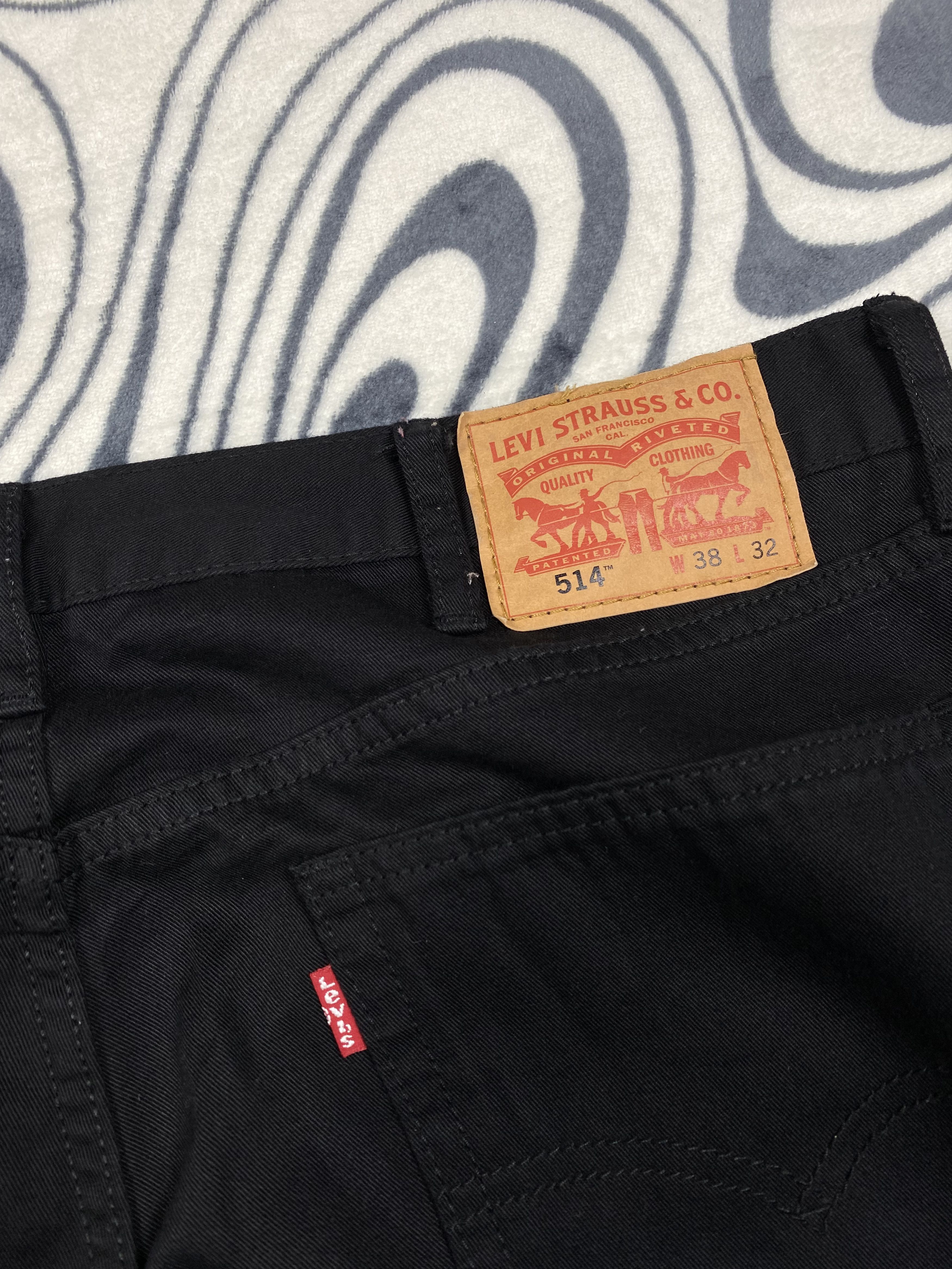 Levi's Levis 514 Red Tab Denim Pants Jeans Size US 38 / EU 54 - 2 Thumbnail