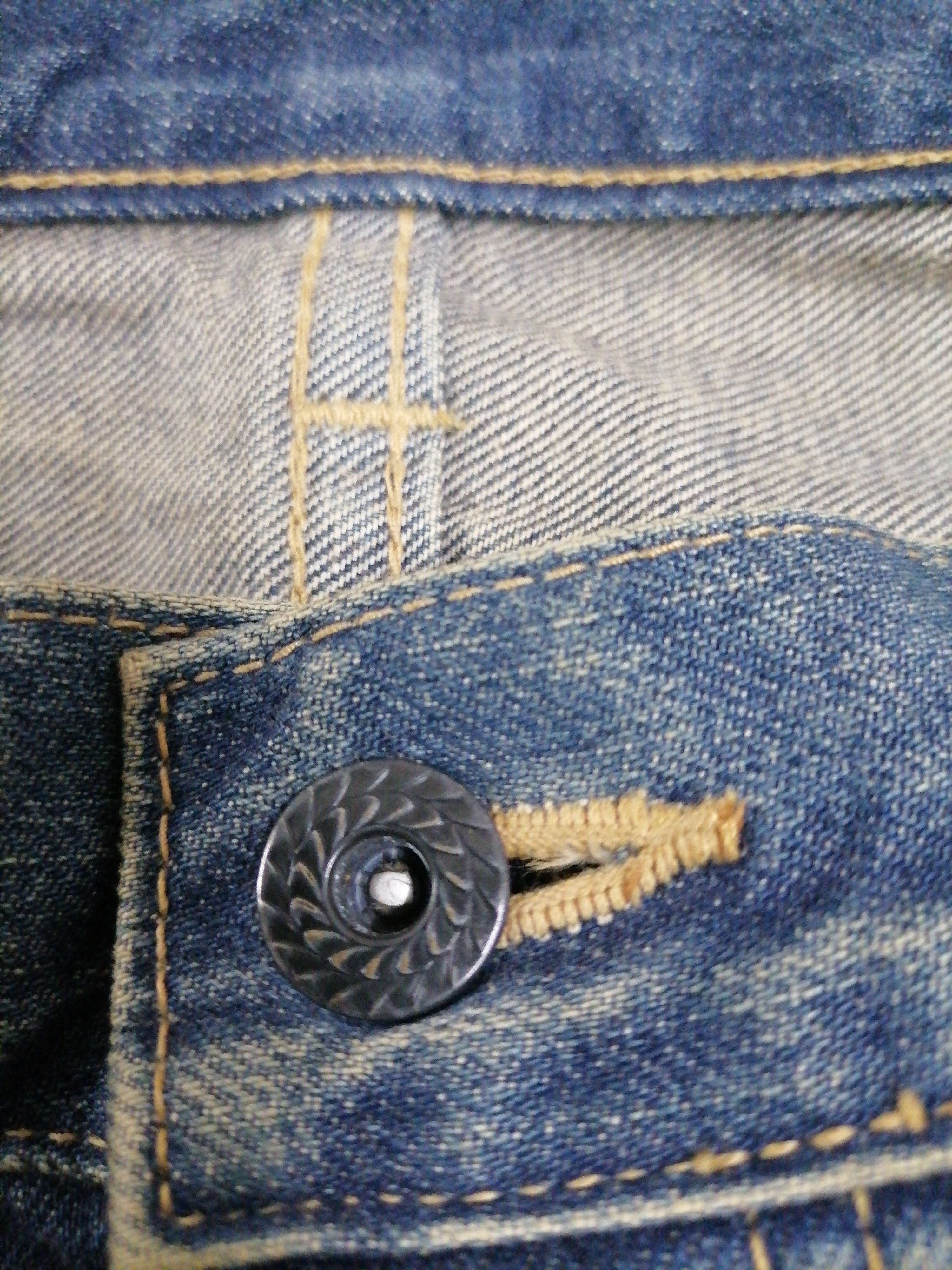 Beauty Beast × If Six Was Nine Rare Naminori Tatsujin Paint Koi Fish Jeans Size US 36 / EU 52 - 10 Thumbnail