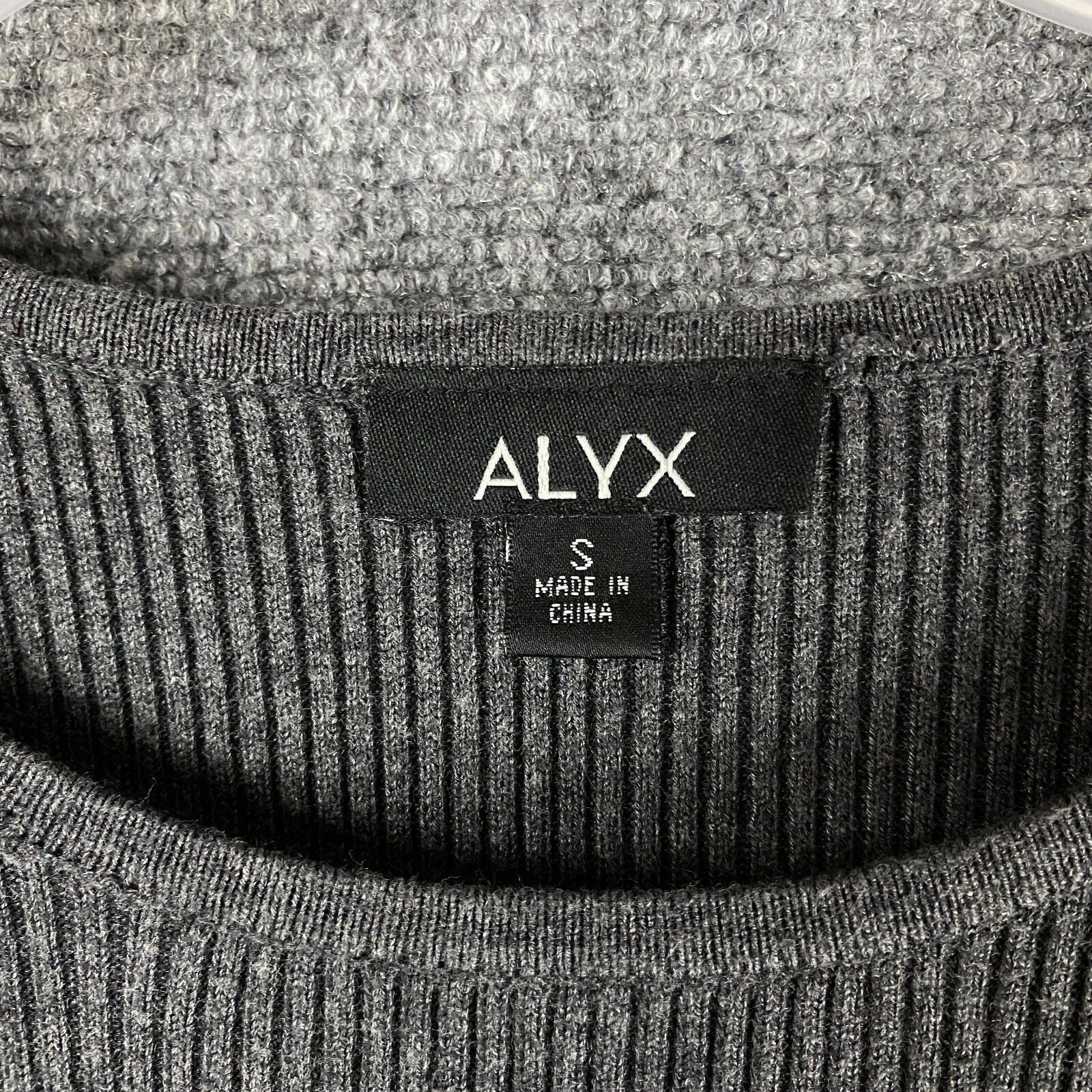 Alyx Alyx Sweater Small Women's Long Sleeve Gray dress Adults S Size S / US 4 / IT 40 - 3 Thumbnail