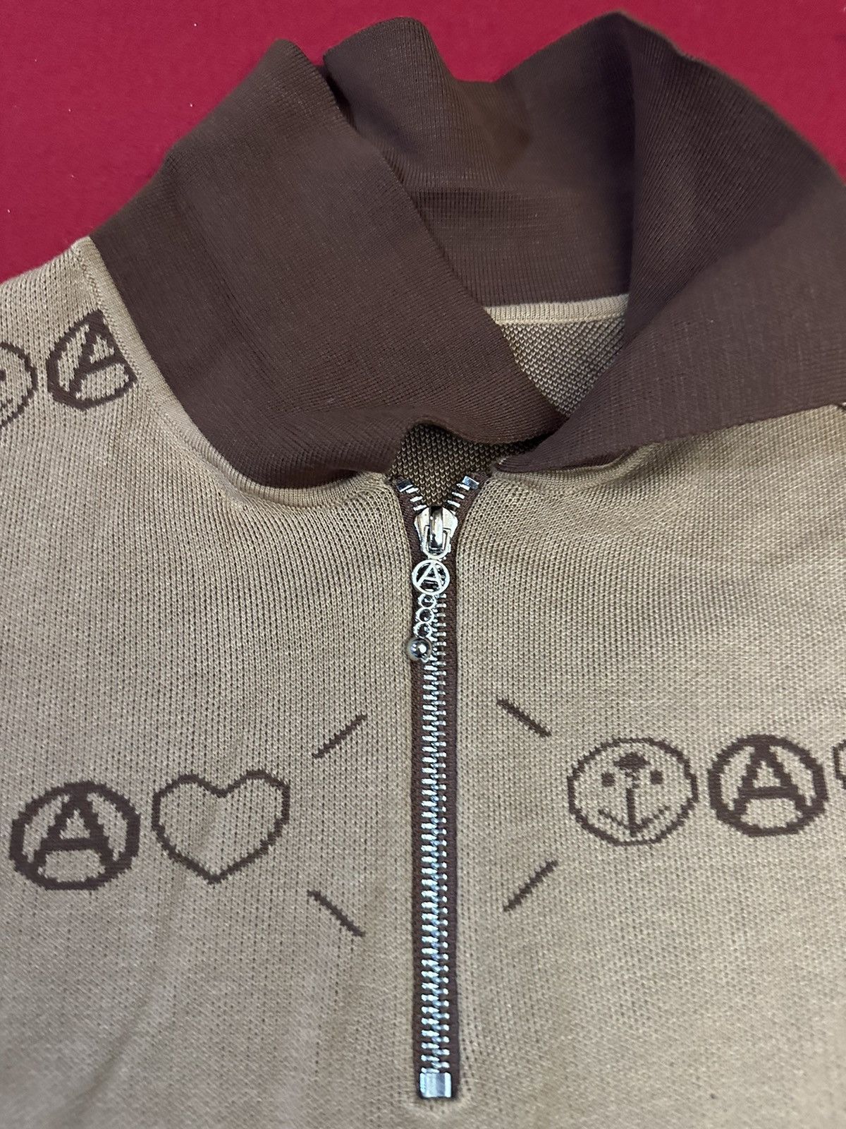 Absent × Vintage 1/4 Zip Absent Sweatshirt Size US XL / EU 56 / 4 - 3 Thumbnail