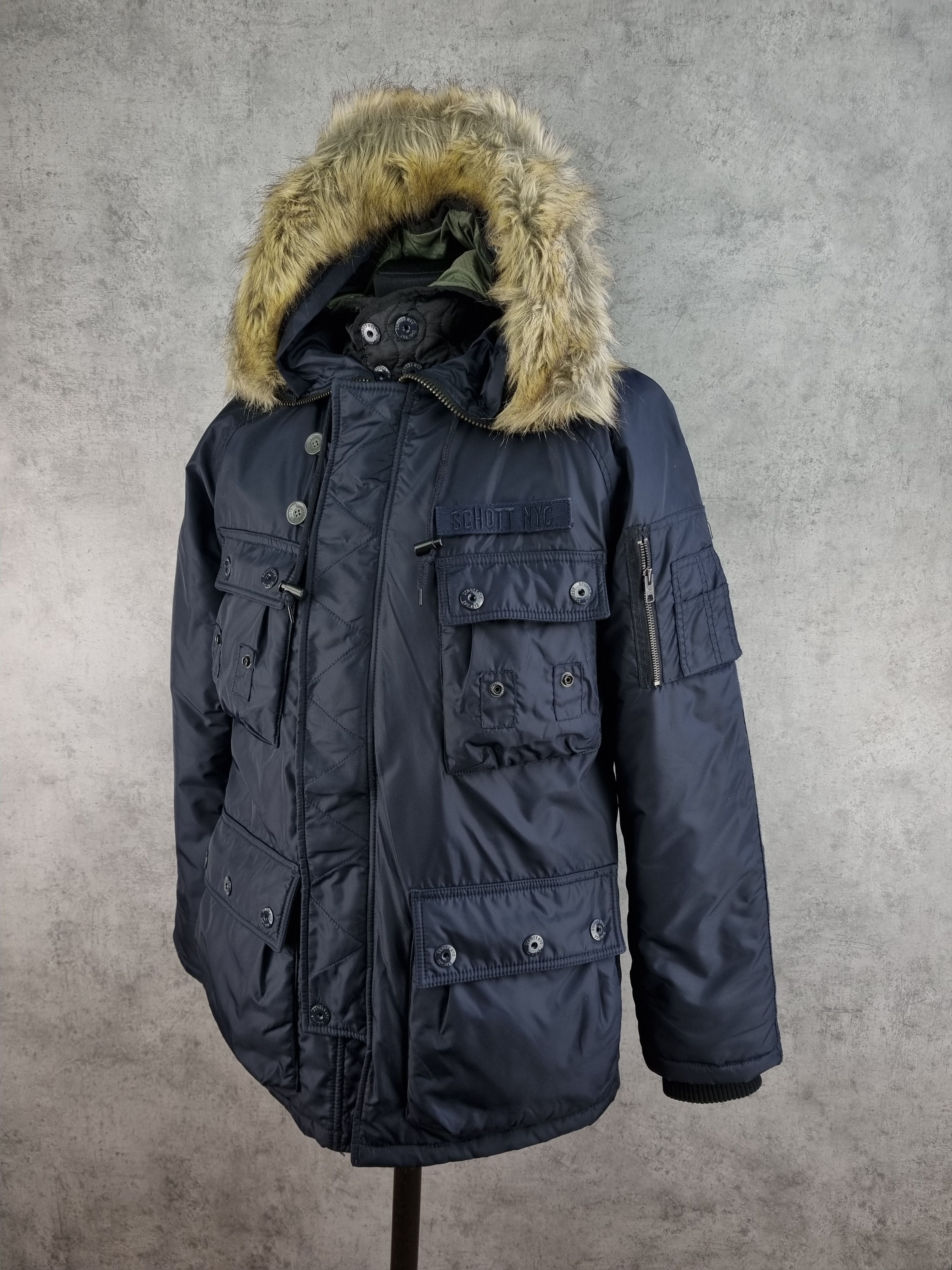 Mountain Hardwear × Schott Schott Multipockets Nylon Jacket Size US L / EU 52-54 / 3 - 3 Thumbnail
