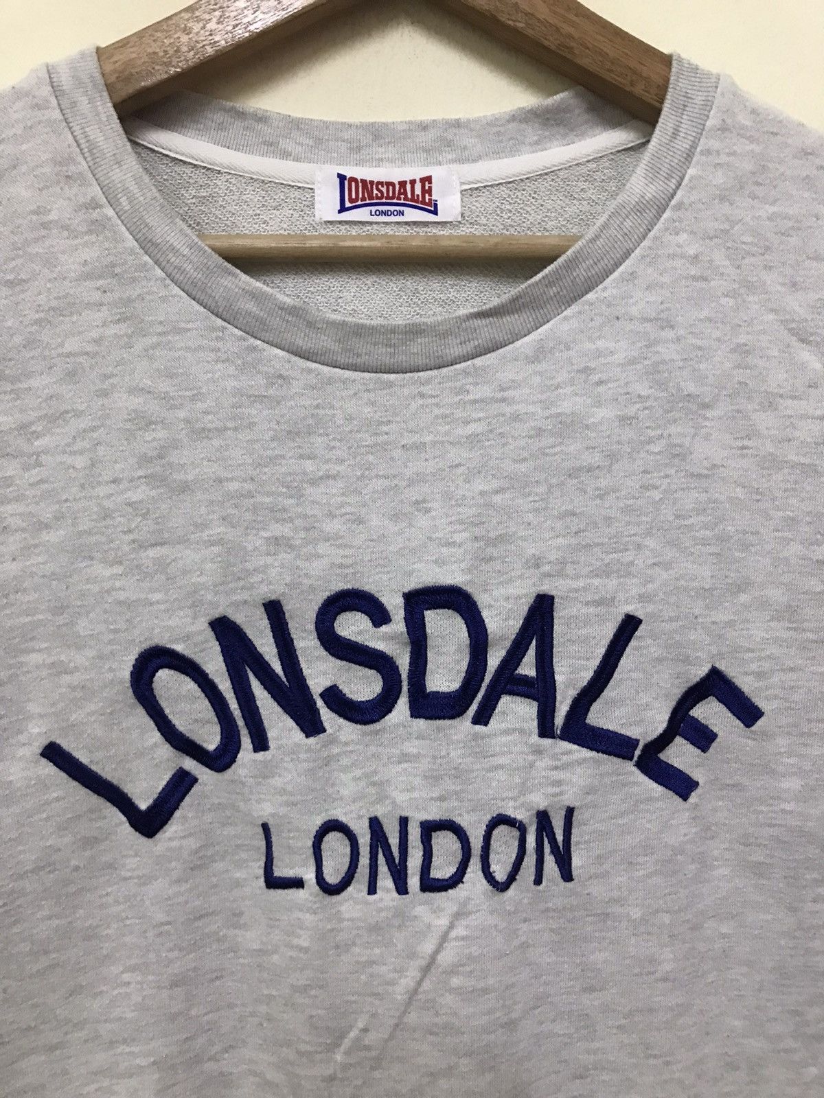 Lonsdale × Vintage Vintage Lonsdale London Sweatshirt Big Spellout Size US M / EU 48-50 / 2 - 4 Thumbnail