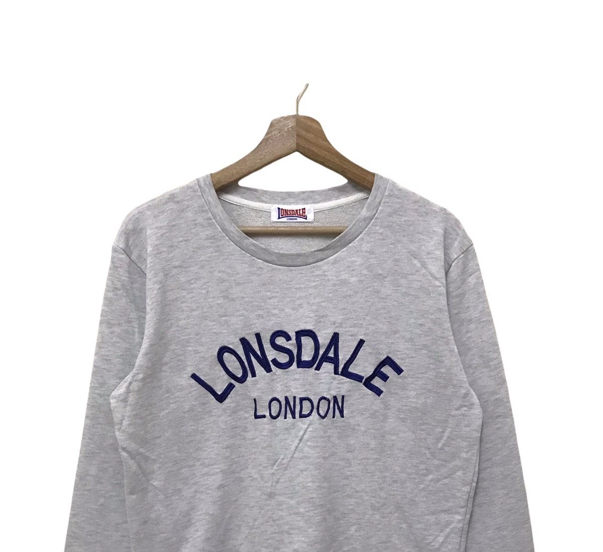 Lonsdale × Vintage Vintage Lonsdale London Sweatshirt Big Spellout Size US M / EU 48-50 / 2 - 2 Thumbnail