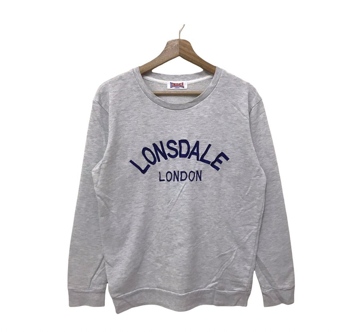 Lonsdale × Vintage Vintage Lonsdale London Sweatshirt Big Spellout Size US M / EU 48-50 / 2 - 1 Thumbnail