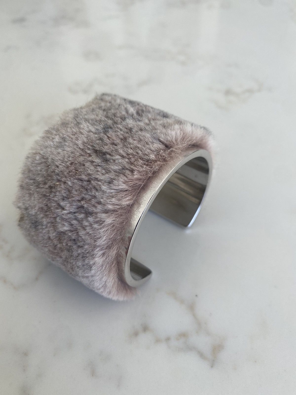 Undercover Rare Undercover fur silver bracelet Size ONE SIZE - 1 Thumbnail
