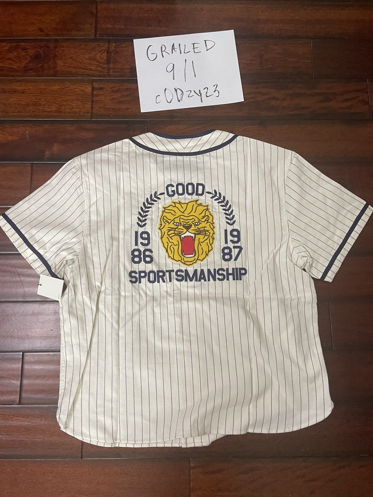 Aime Leon Dore Aime Leon Dore Sportsman Baseball Jersey | Grailed 