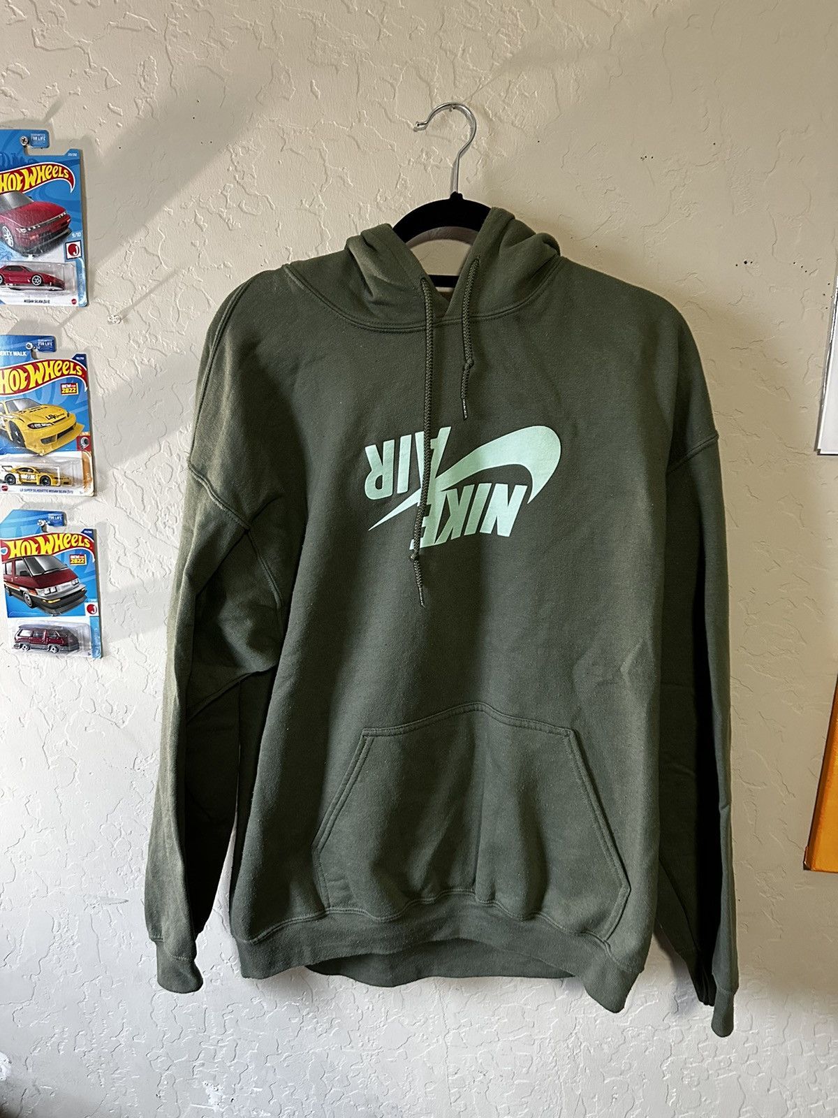 Upside down nike online air hoodie