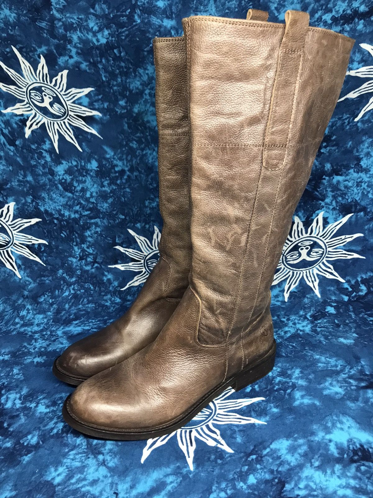 Leather Vintage boots Bronx Brown Suede Leather Size US 10 / IT 40 - 1 Thumbnail
