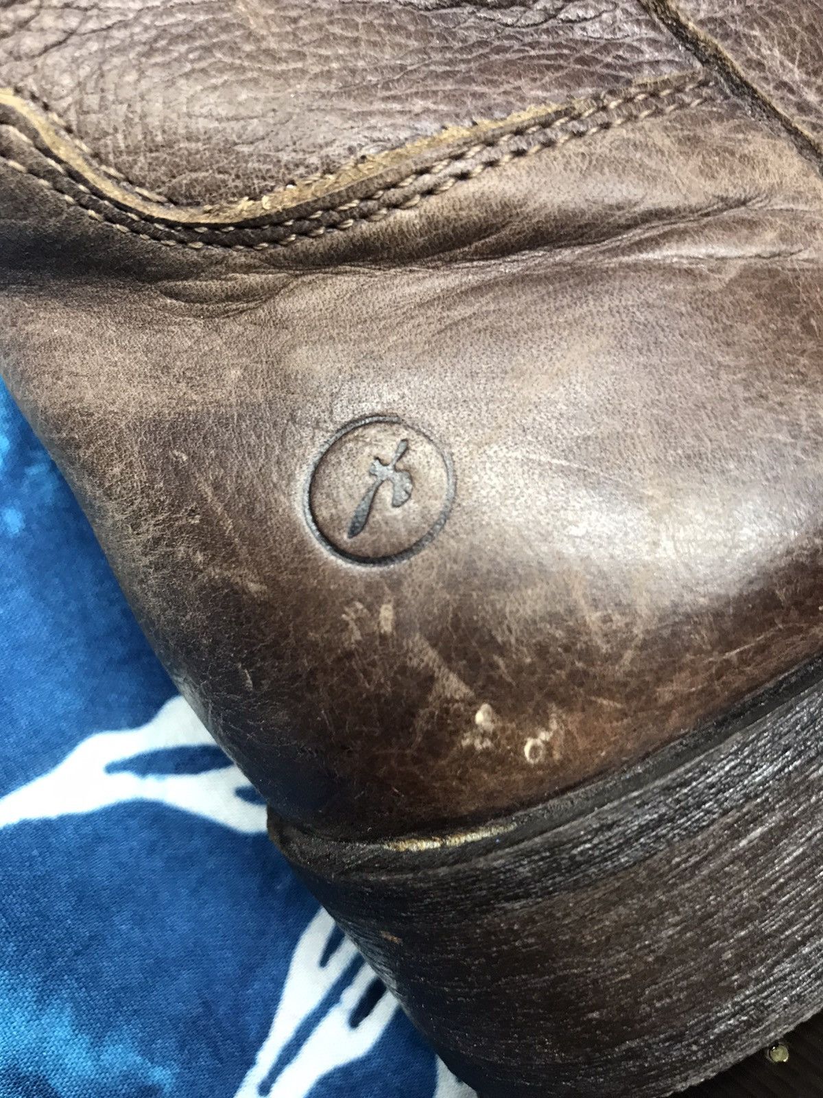 Leather Vintage boots Bronx Brown Suede Leather Size US 10 / IT 40 - 13 Thumbnail