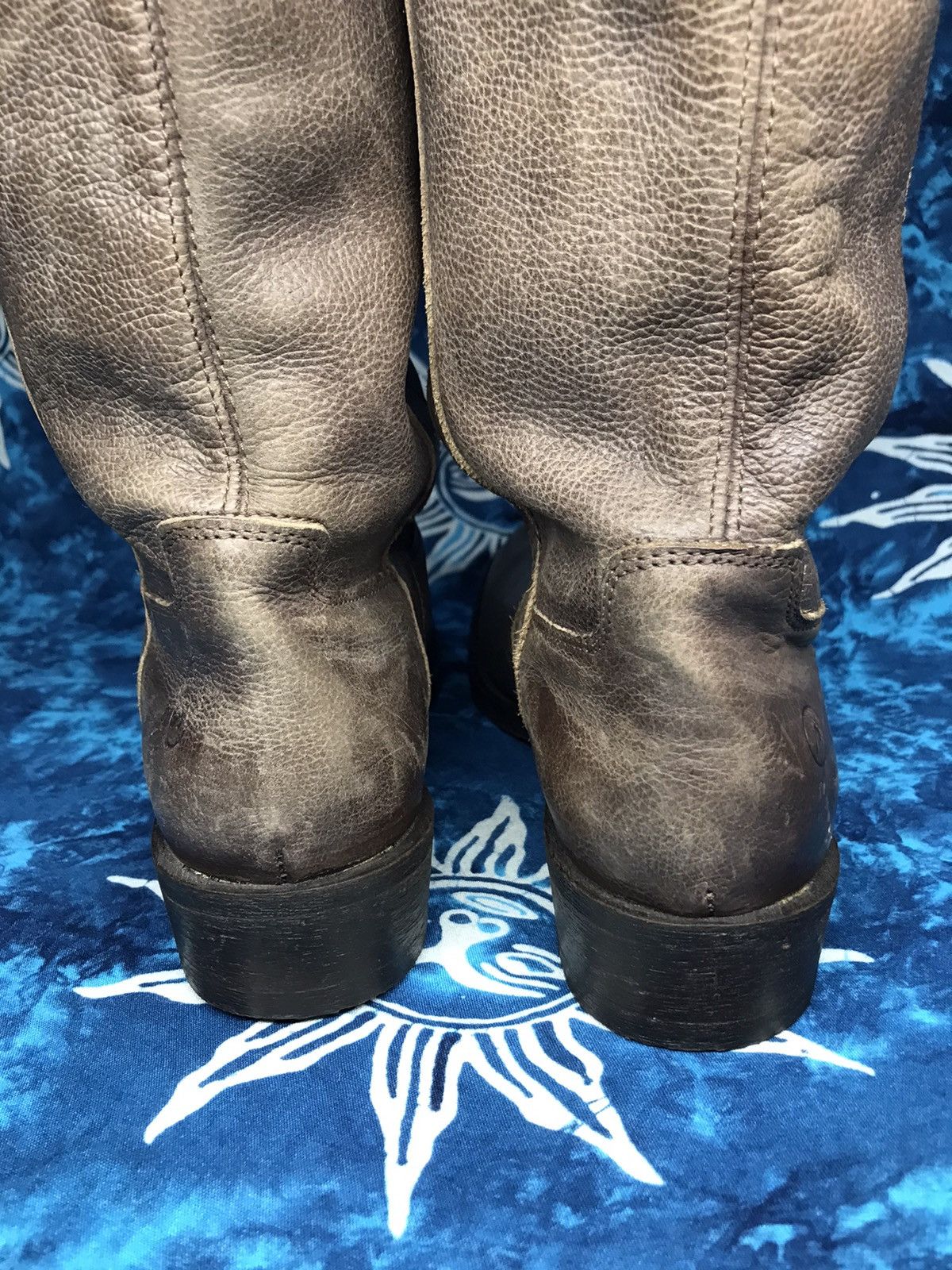 Leather Vintage boots Bronx Brown Suede Leather Size US 10 / IT 40 - 20 Thumbnail