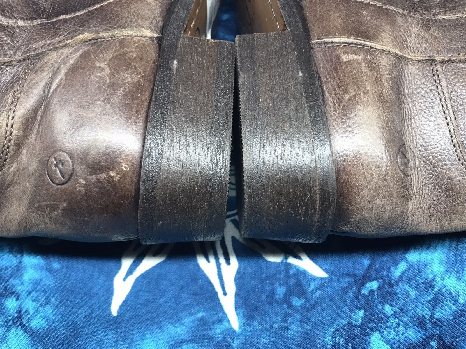 Leather Vintage boots Bronx Brown Suede Leather Size US 10 / IT 40 - 12 Thumbnail