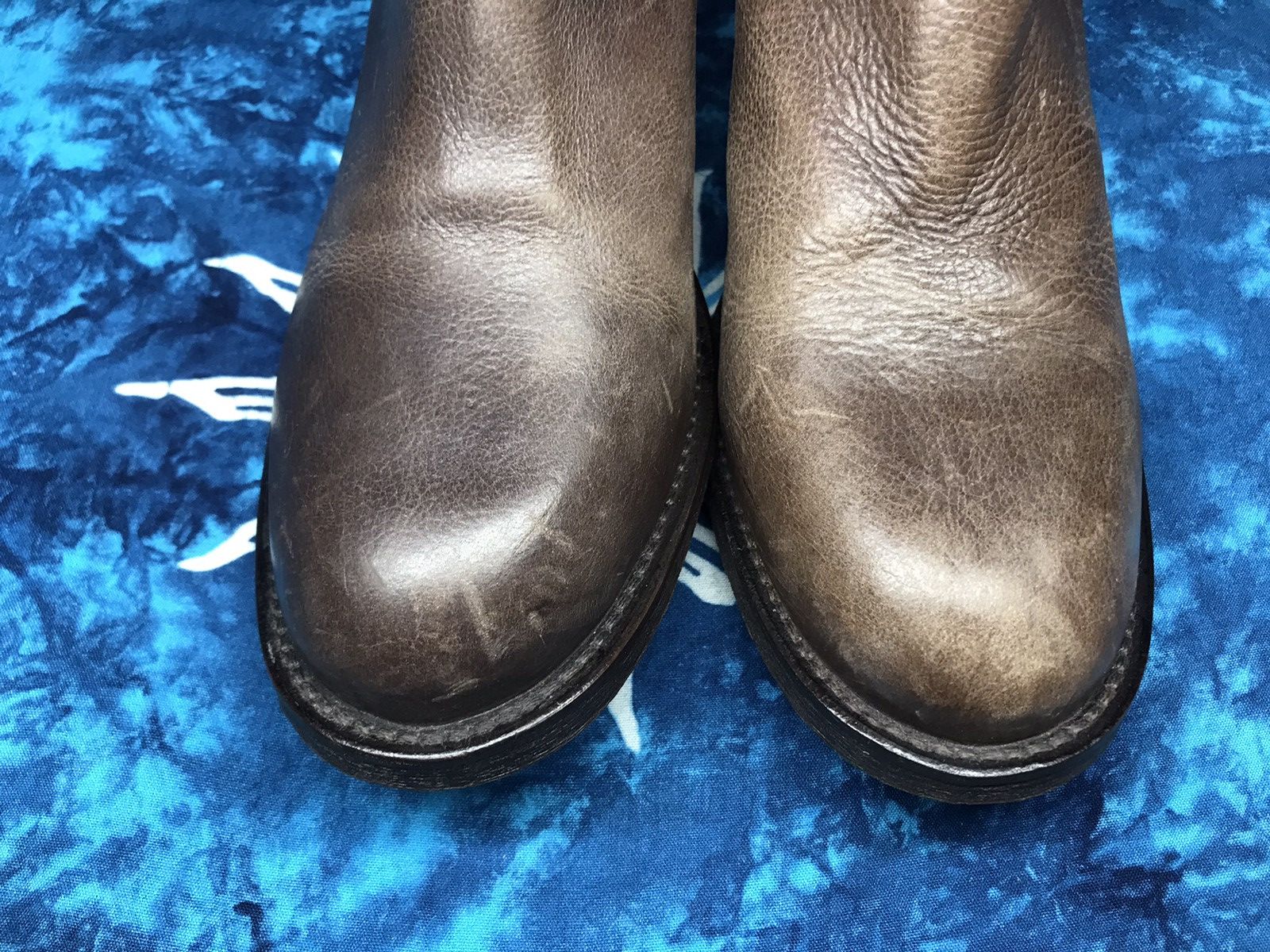Leather Vintage boots Bronx Brown Suede Leather Size US 10 / IT 40 - 3 Thumbnail