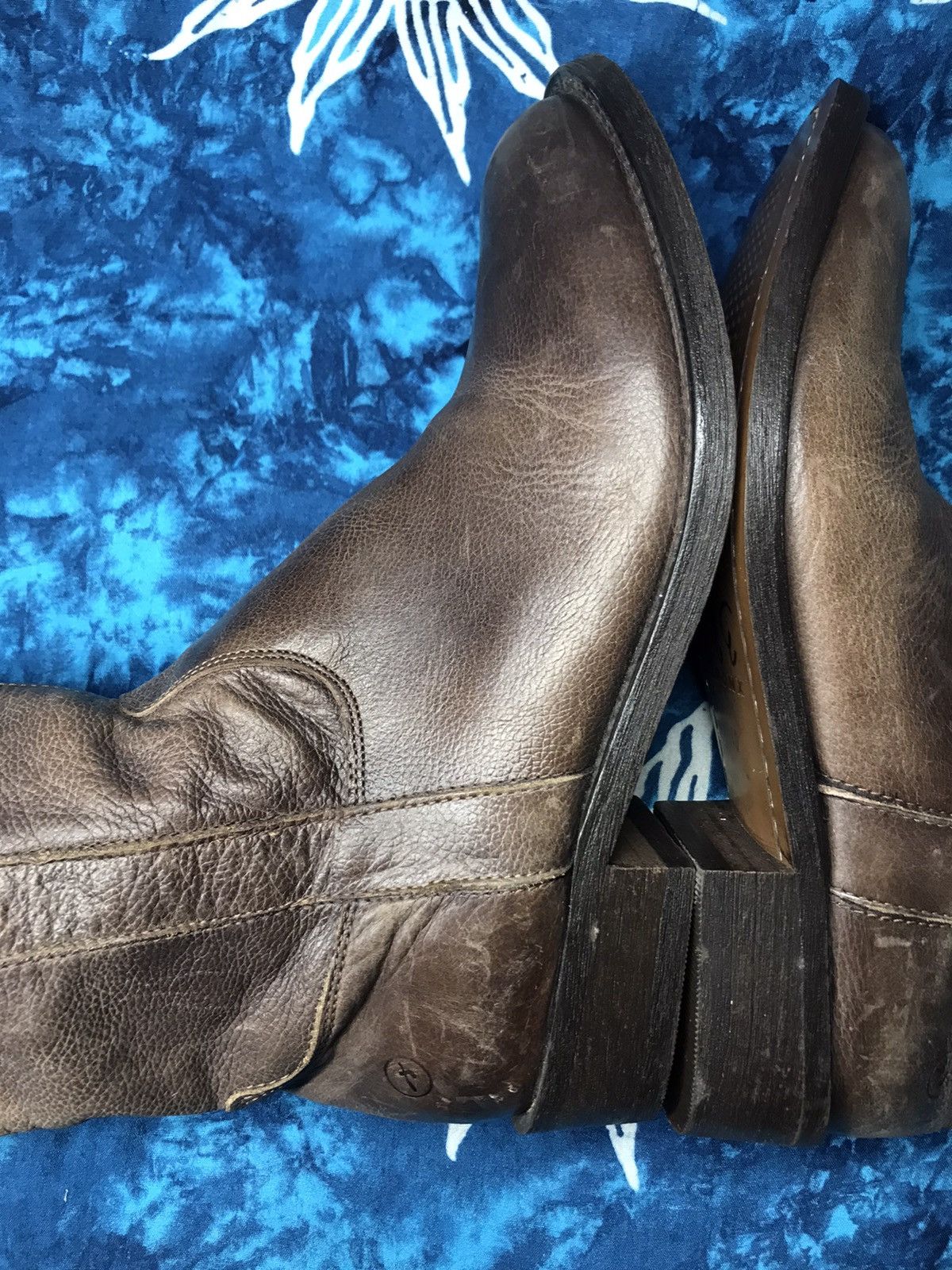 Leather Vintage boots Bronx Brown Suede Leather Size US 10 / IT 40 - 16 Thumbnail