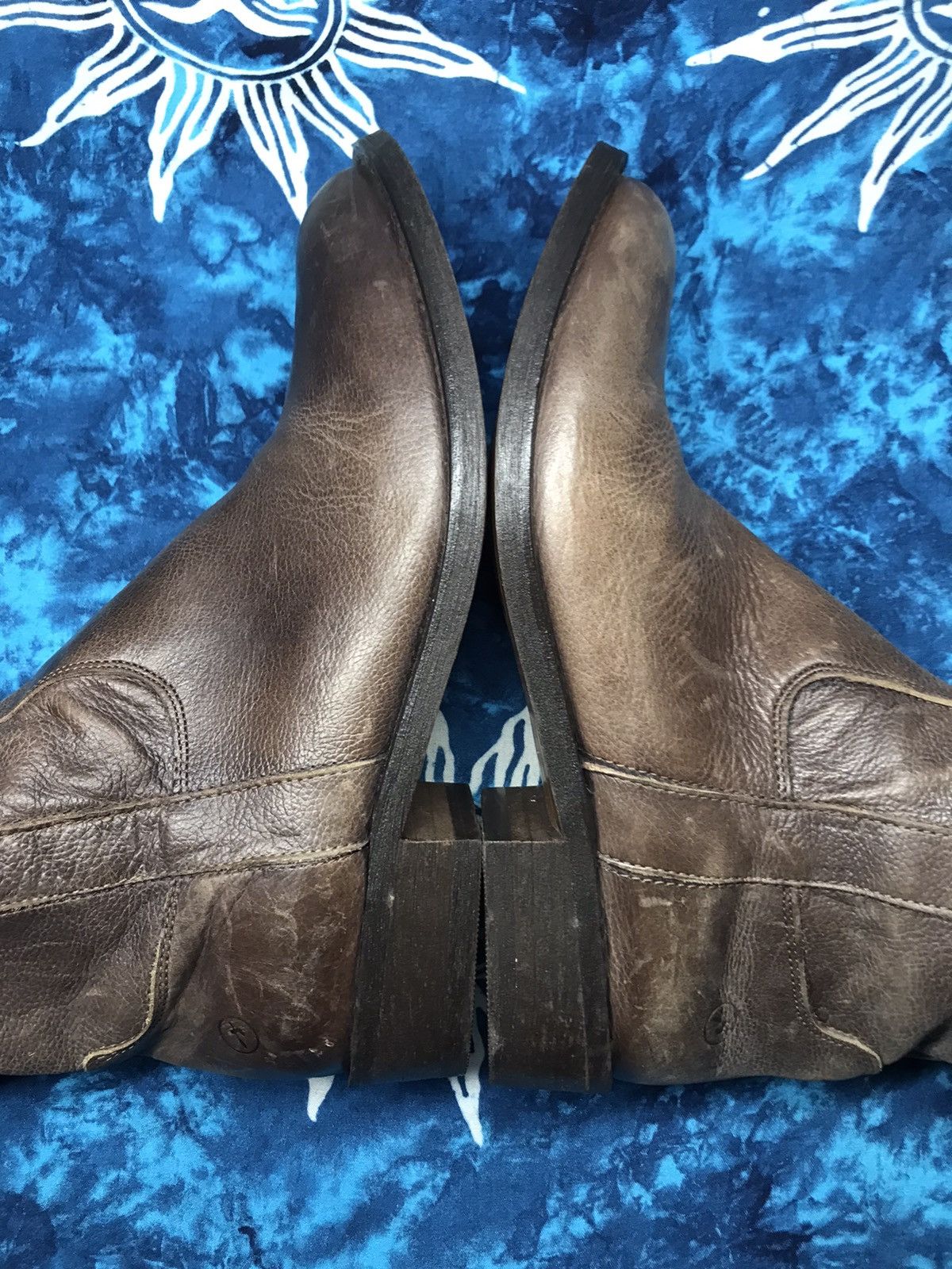 Leather Vintage boots Bronx Brown Suede Leather Size US 10 / IT 40 - 11 Thumbnail