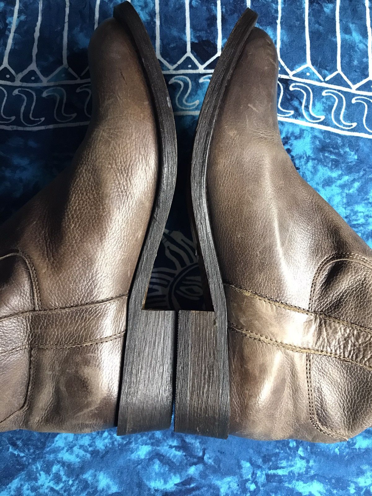 Leather Vintage boots Bronx Brown Suede Leather Size US 10 / IT 40 - 5 Thumbnail