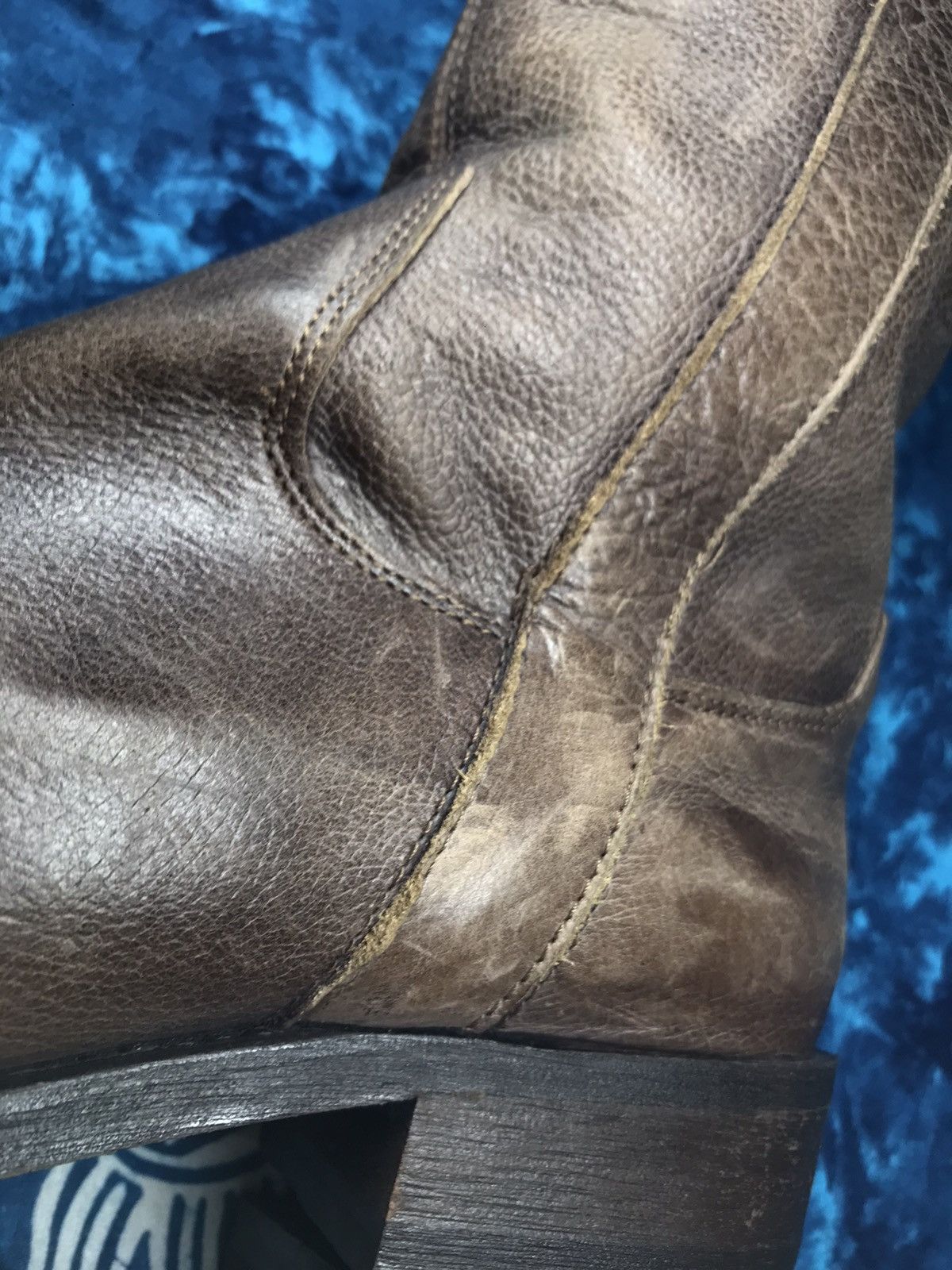 Leather Vintage boots Bronx Brown Suede Leather Size US 10 / IT 40 - 8 Thumbnail