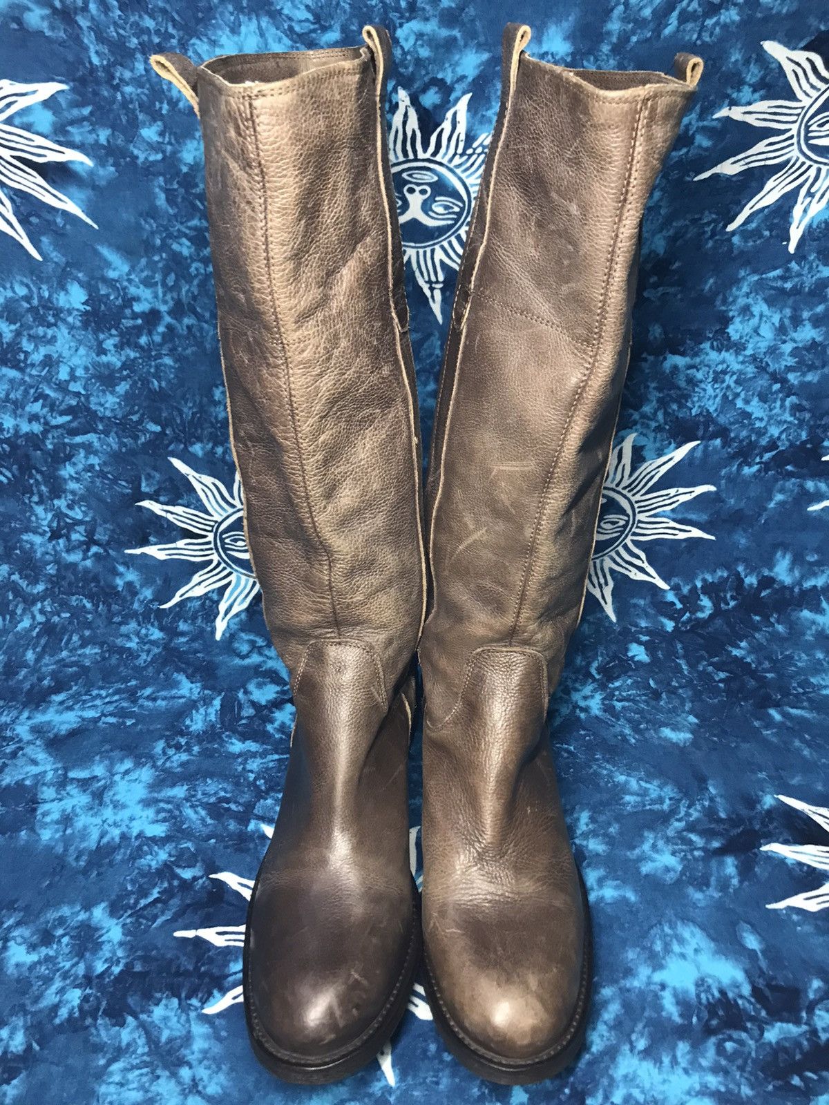 Leather Vintage boots Bronx Brown Suede Leather Size US 10 / IT 40 - 2 Thumbnail