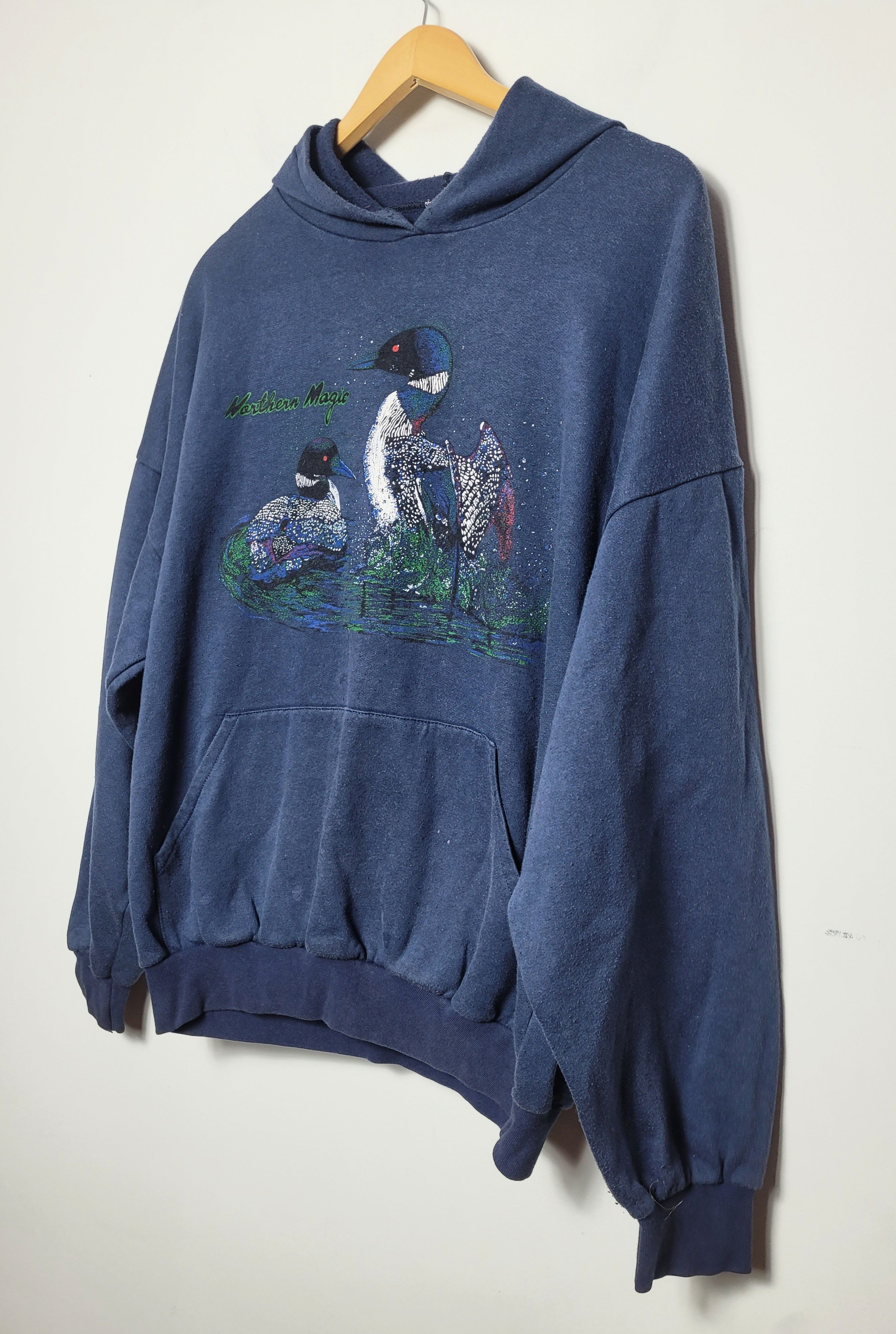 Vintage Northern Magic vintage made in Canada animal hoodie Size US XL / EU 56 / 4 - 2 Thumbnail