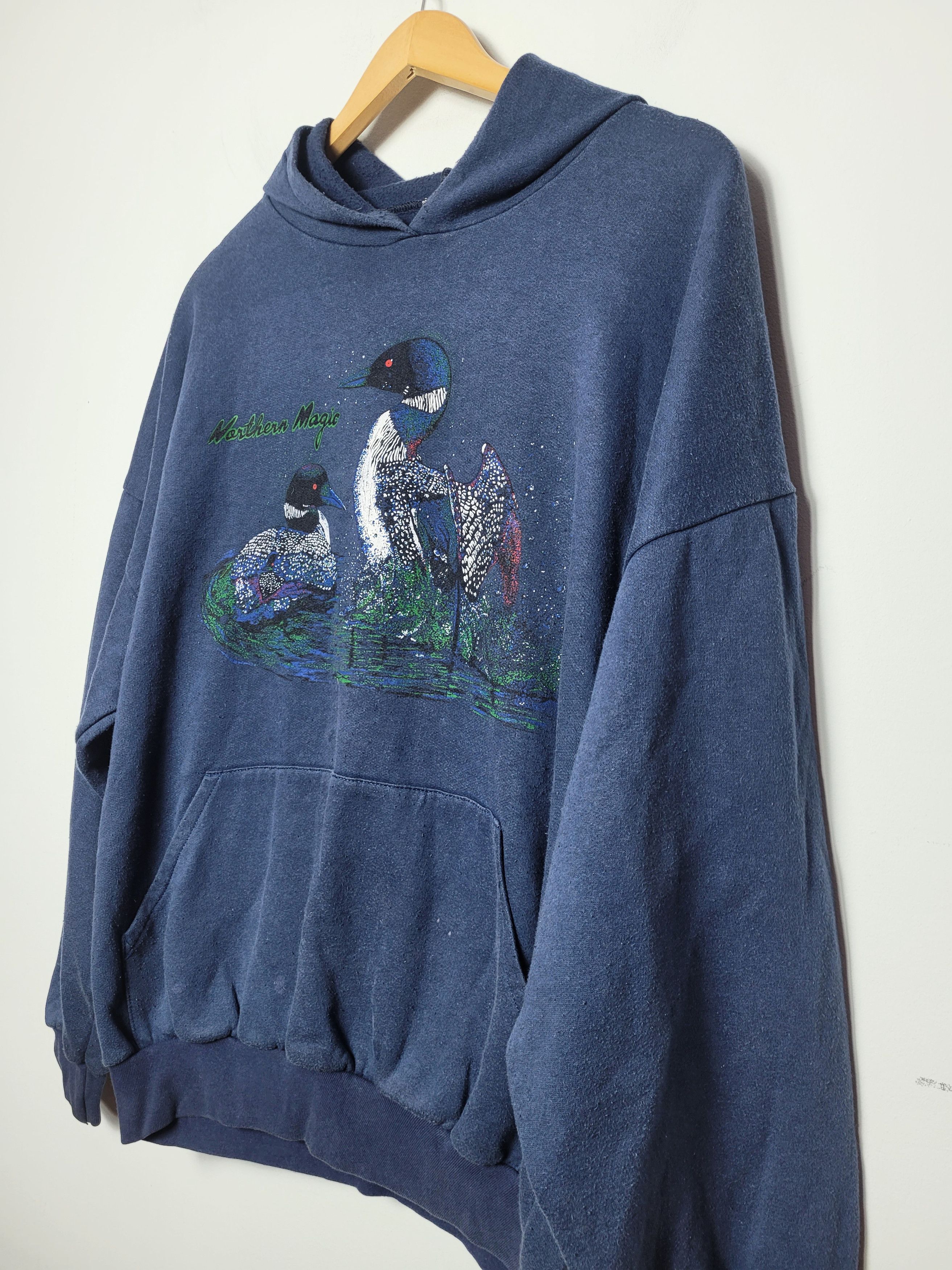 Vintage Northern Magic vintage made in Canada animal hoodie Size US XL / EU 56 / 4 - 3 Thumbnail