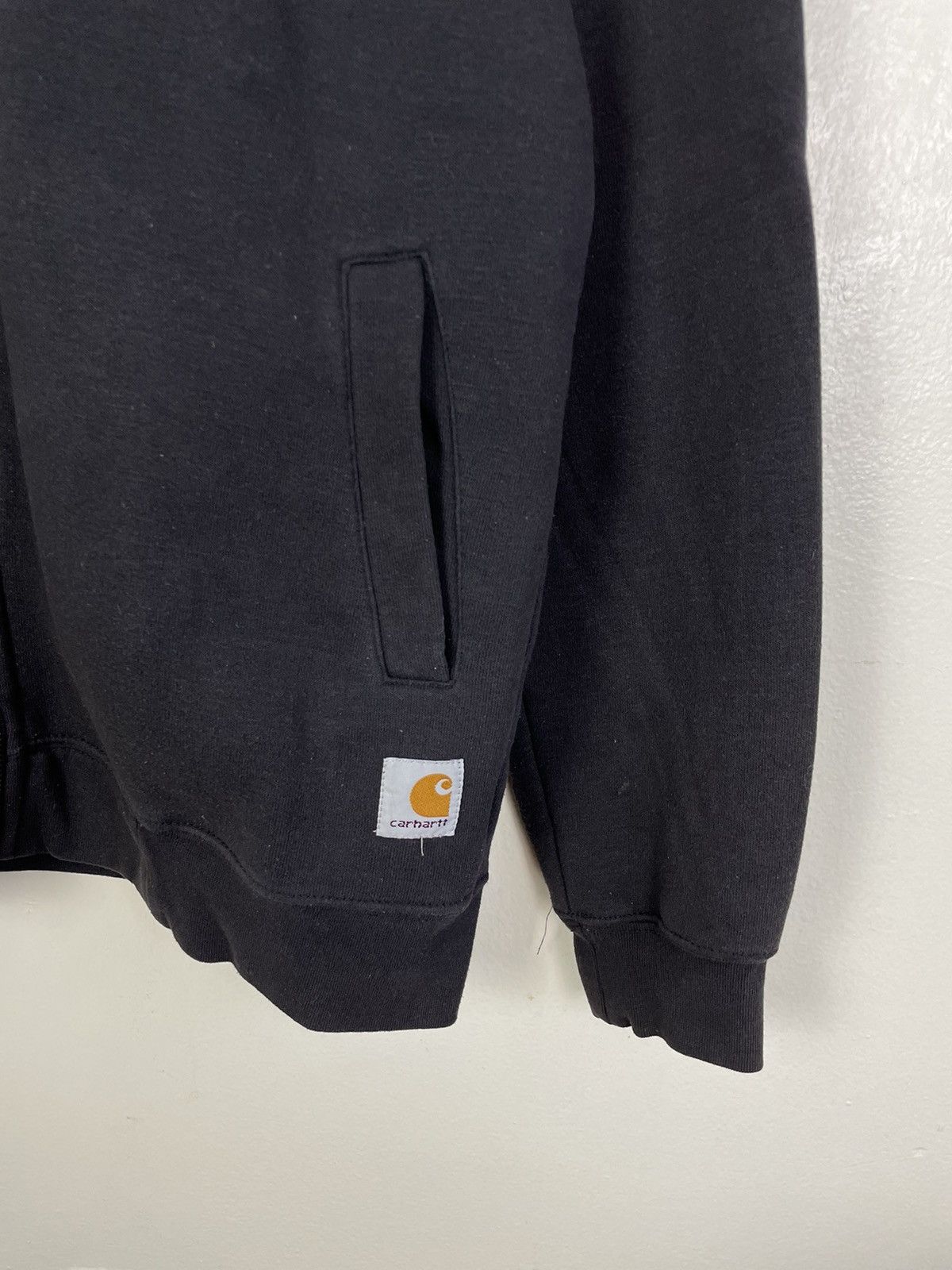 Carhartt × Vintage Vintage Carhartt Sweater Zip Jacket Sweater Black Medium Size US M / EU 48-50 / 2 - 6 Thumbnail