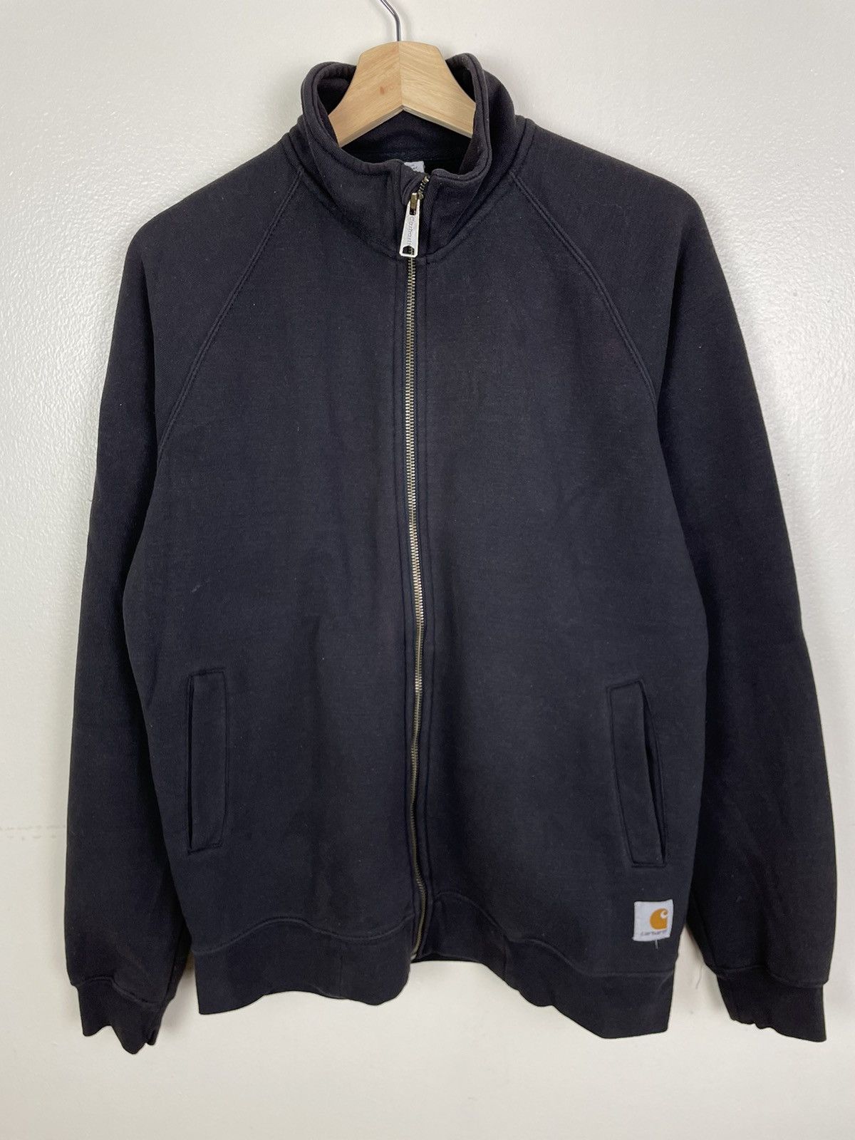 Carhartt × Vintage Vintage Carhartt Sweater Zip Jacket Sweater Black Medium Size US M / EU 48-50 / 2 - 1 Thumbnail