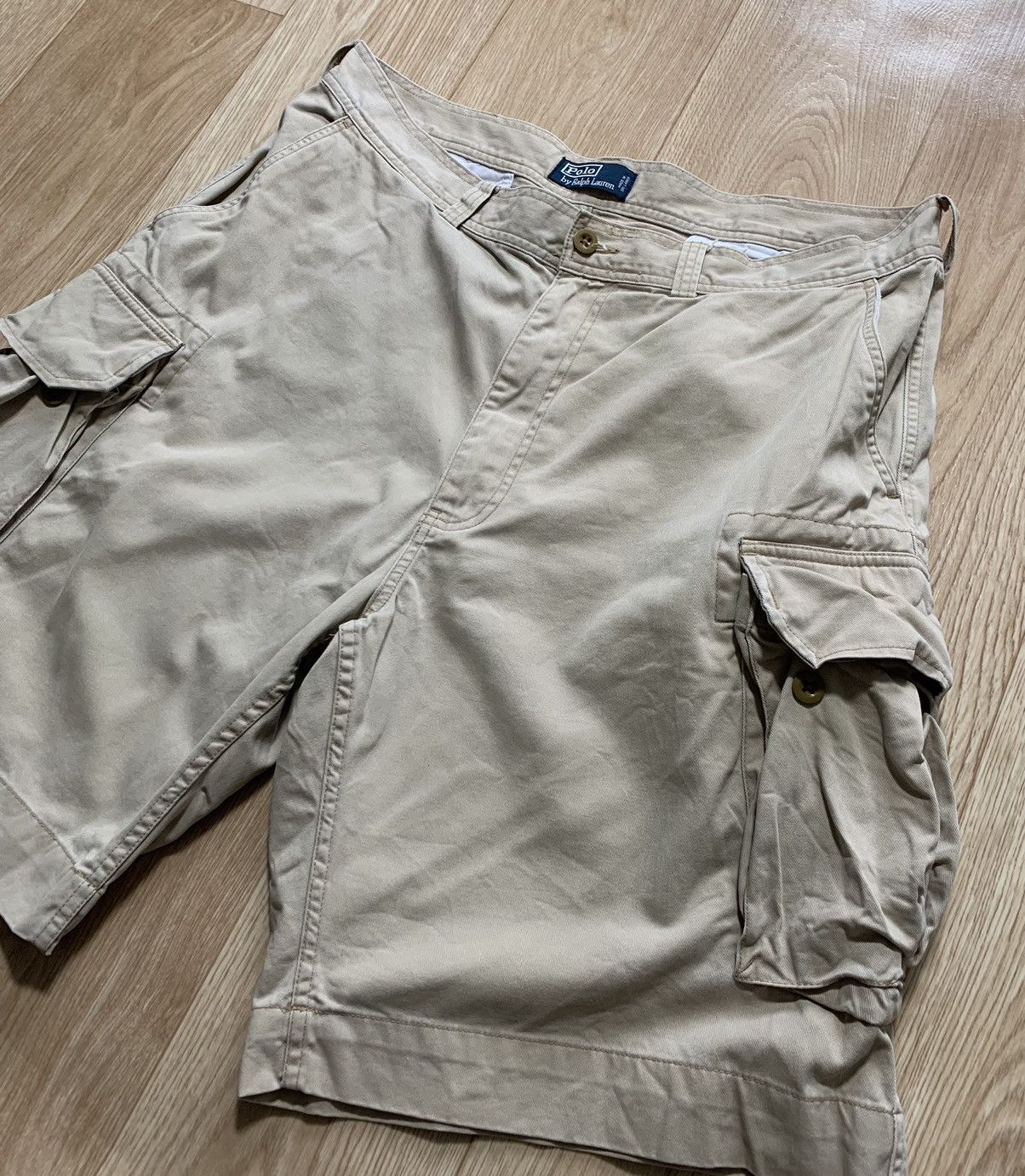 Polo Ralph Lauren Vintage Polo by Ralph Lauren Cargo Shorts Chino Size US 38 / EU 54 - 2 Thumbnail