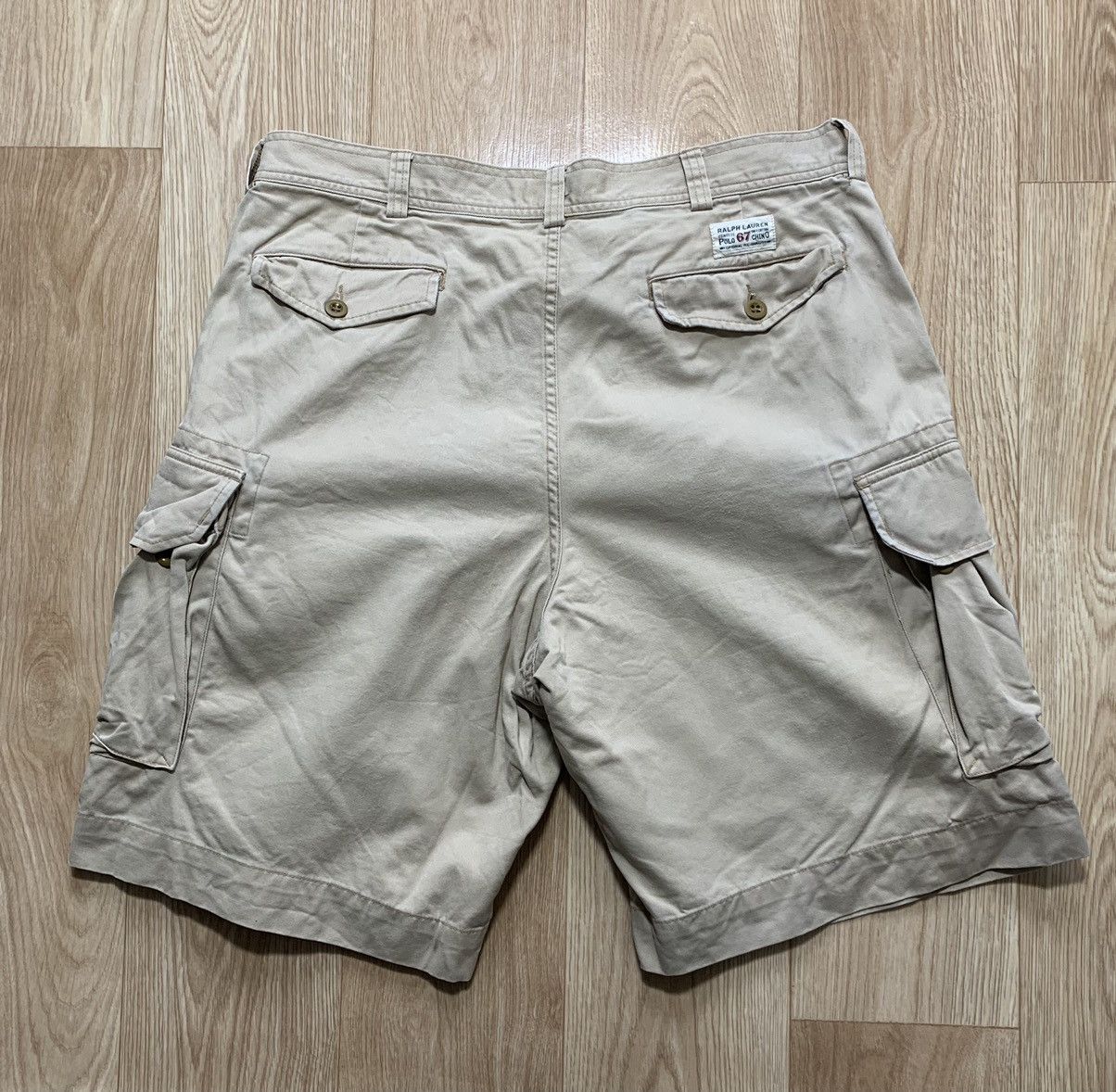 Polo Ralph Lauren Vintage Polo by Ralph Lauren Cargo Shorts Chino Size US 38 / EU 54 - 5 Thumbnail