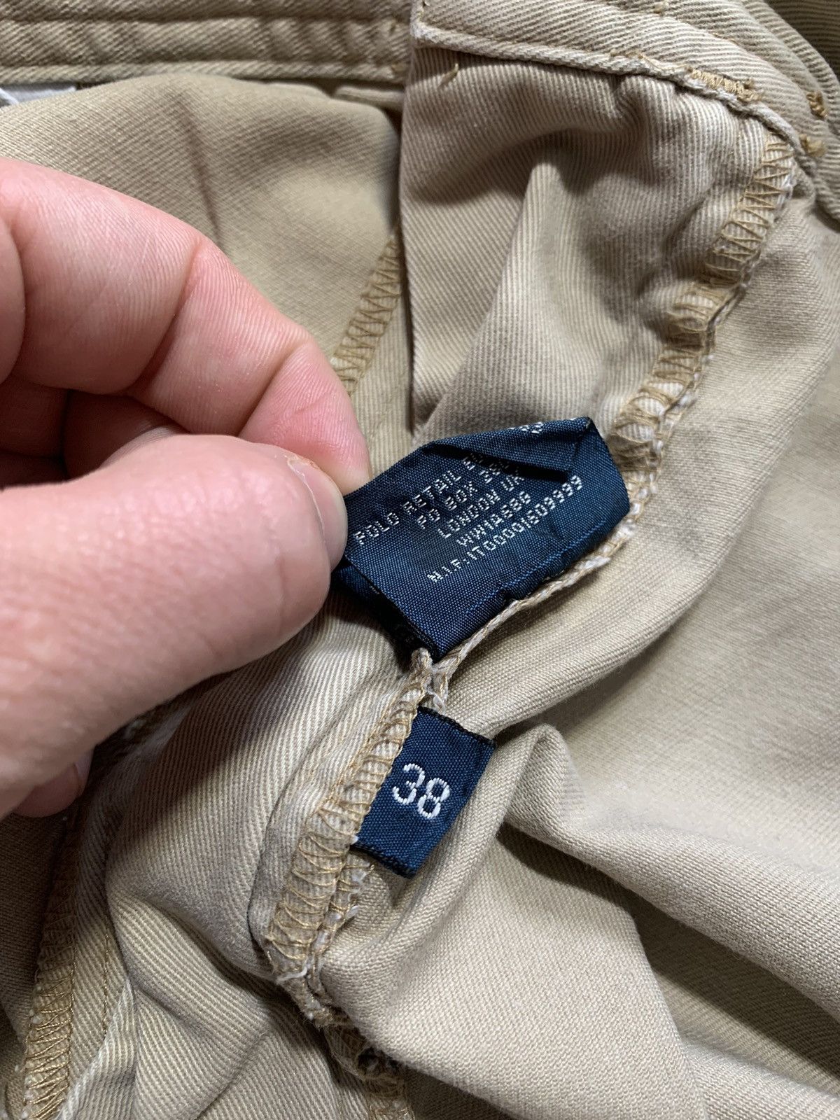 Polo Ralph Lauren Vintage Polo by Ralph Lauren Cargo Shorts Chino Size US 38 / EU 54 - 9 Thumbnail