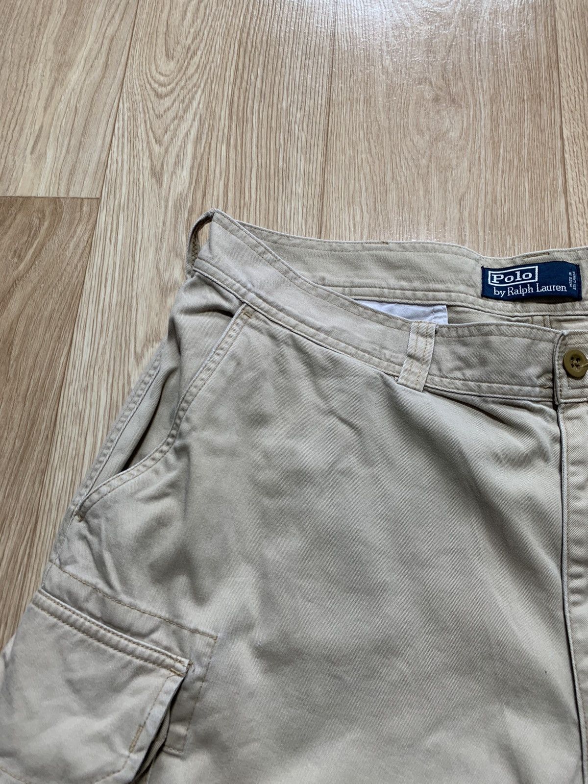 Polo Ralph Lauren Vintage Polo by Ralph Lauren Cargo Shorts Chino Size US 38 / EU 54 - 4 Thumbnail