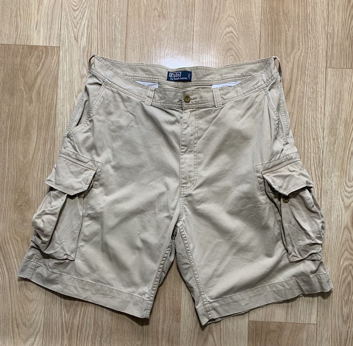 Polo Ralph Lauren Vintage Polo by Ralph Lauren Cargo Shorts Chino Size US 38 / EU 54 - 1 Thumbnail