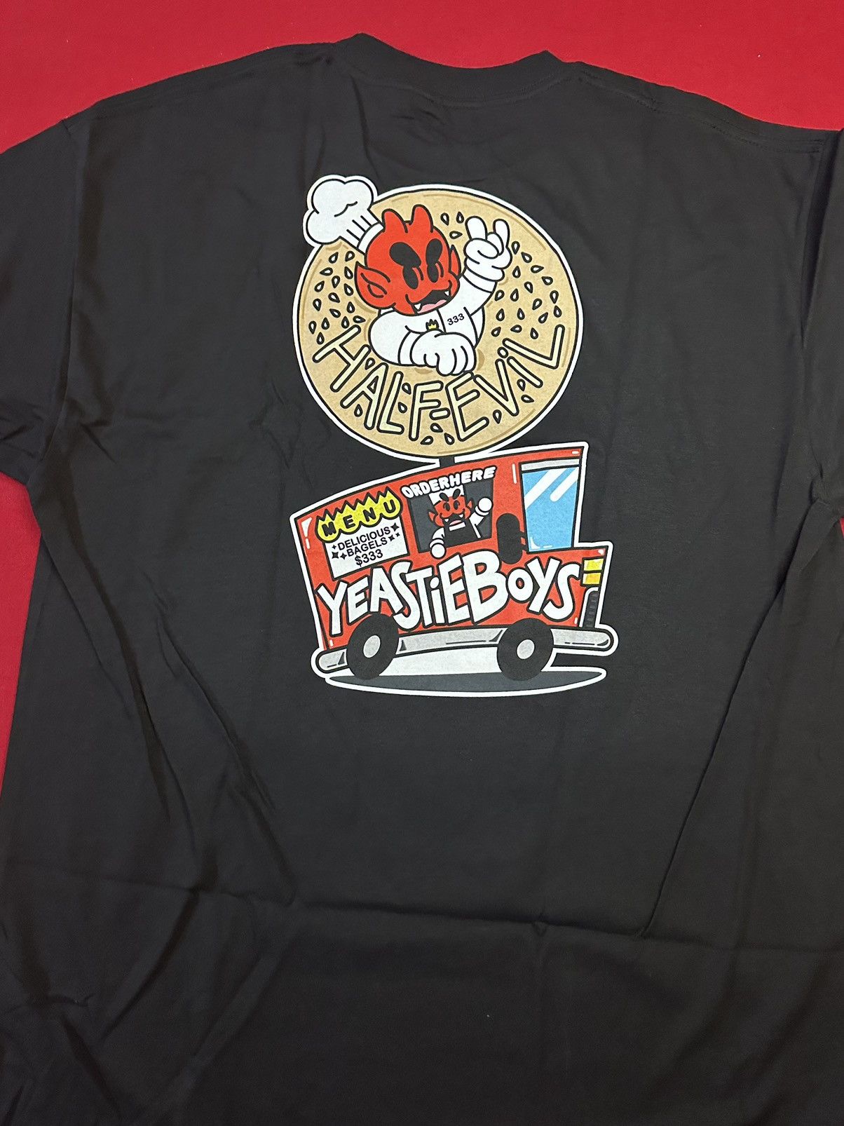 Half Evil Half Evil x Yeastieboys Bagel Castle Tee Size US XL / EU 56 / 4 - 2 Thumbnail