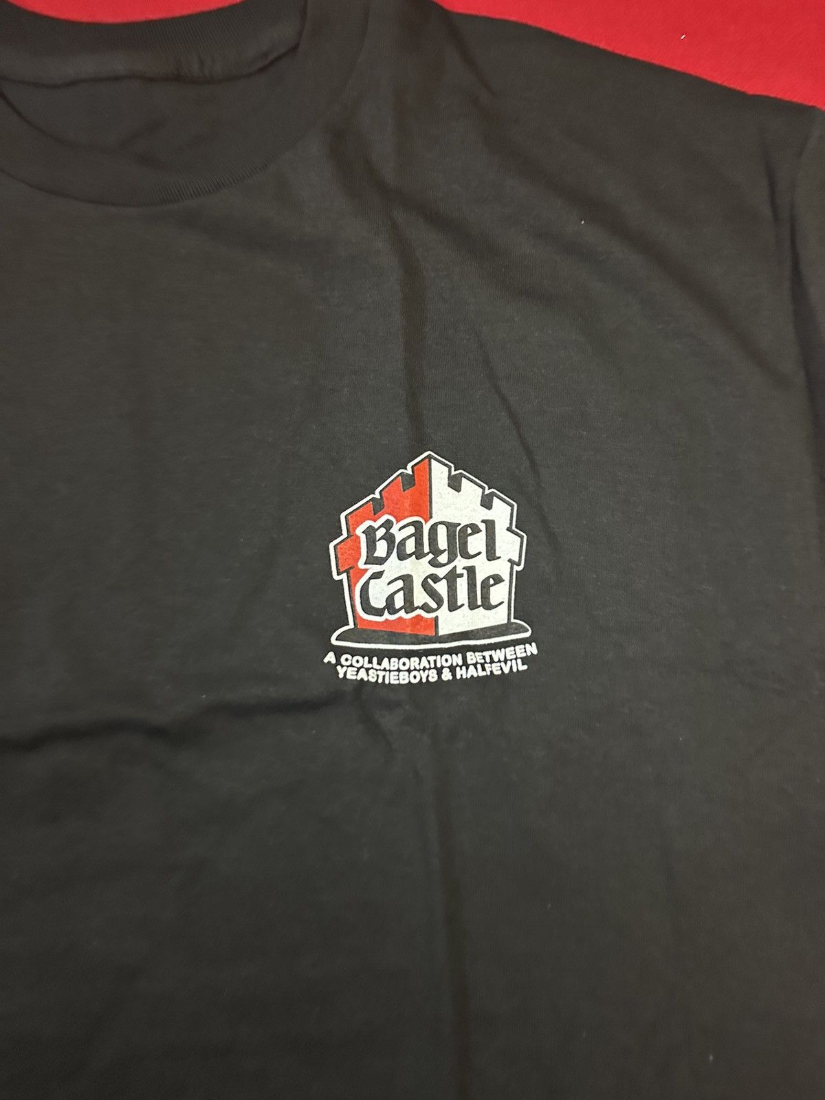 Half Evil Half Evil x Yeastieboys Bagel Castle Tee Size US XL / EU 56 / 4 - 3 Thumbnail