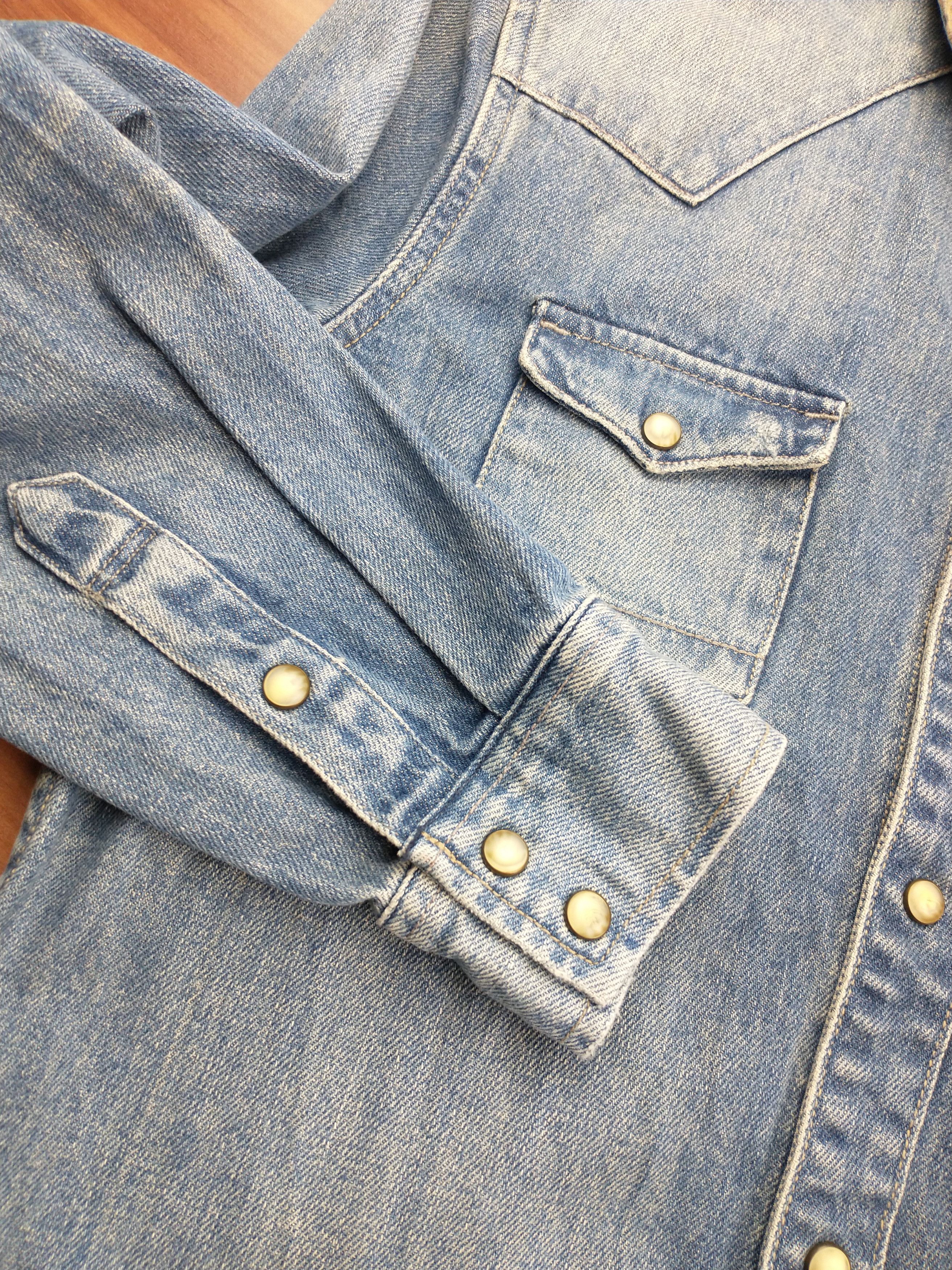 Allsaints Bedford Shirt / Jacket Denim Cord Collar Size US S / EU 44-46 / 1 - 10 Thumbnail