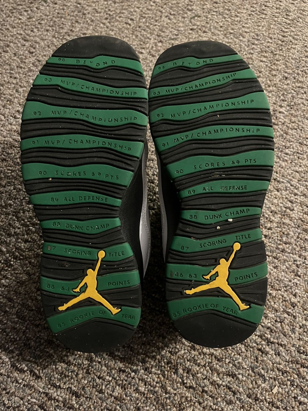 Jordan Brand Air Jordan 10 Retro 'Seattle' 2019 Size US 10.5 / EU 43-44 - 9 Thumbnail