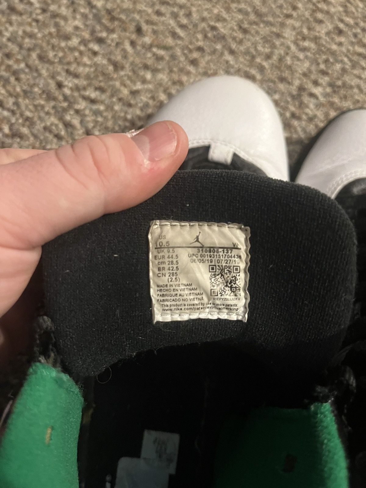 Jordan Brand Air Jordan 10 Retro 'Seattle' 2019 Size US 10.5 / EU 43-44 - 7 Thumbnail