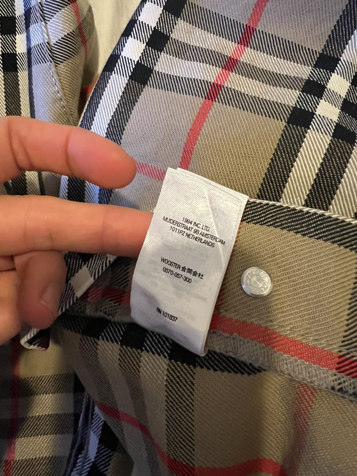Burberry × Supreme Supreme Burberry Regular Jean Beige Size US 30 / EU 46 - 8 Thumbnail