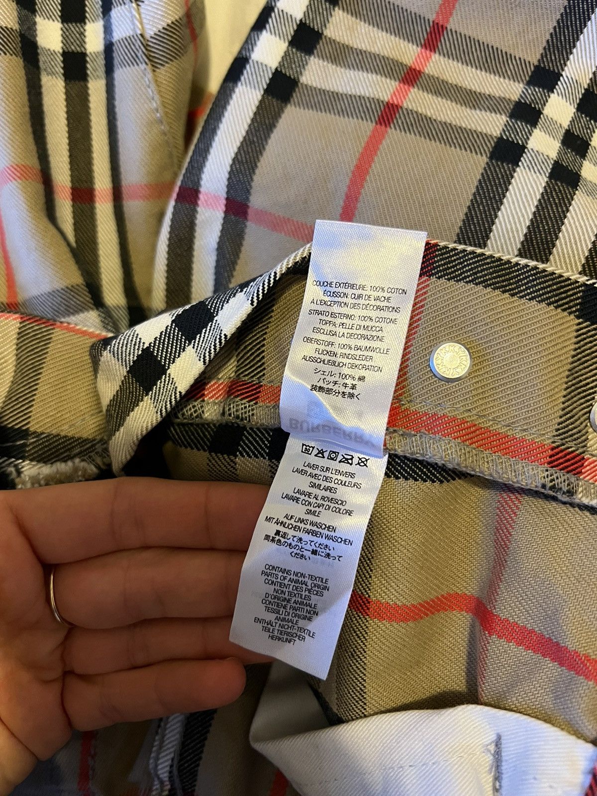 Burberry × Supreme Supreme Burberry Regular Jean Beige | Grailed