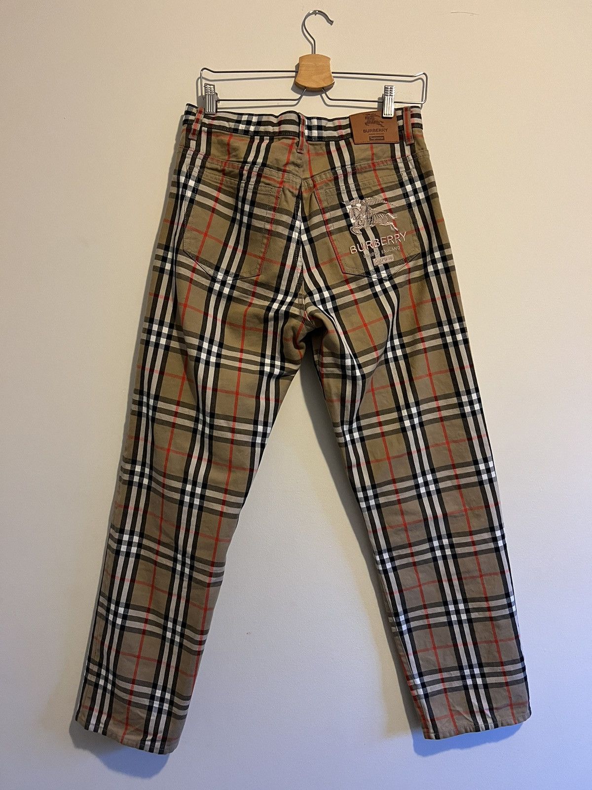 Burberry × Supreme Supreme Burberry Regular Jean Beige | Grailed
