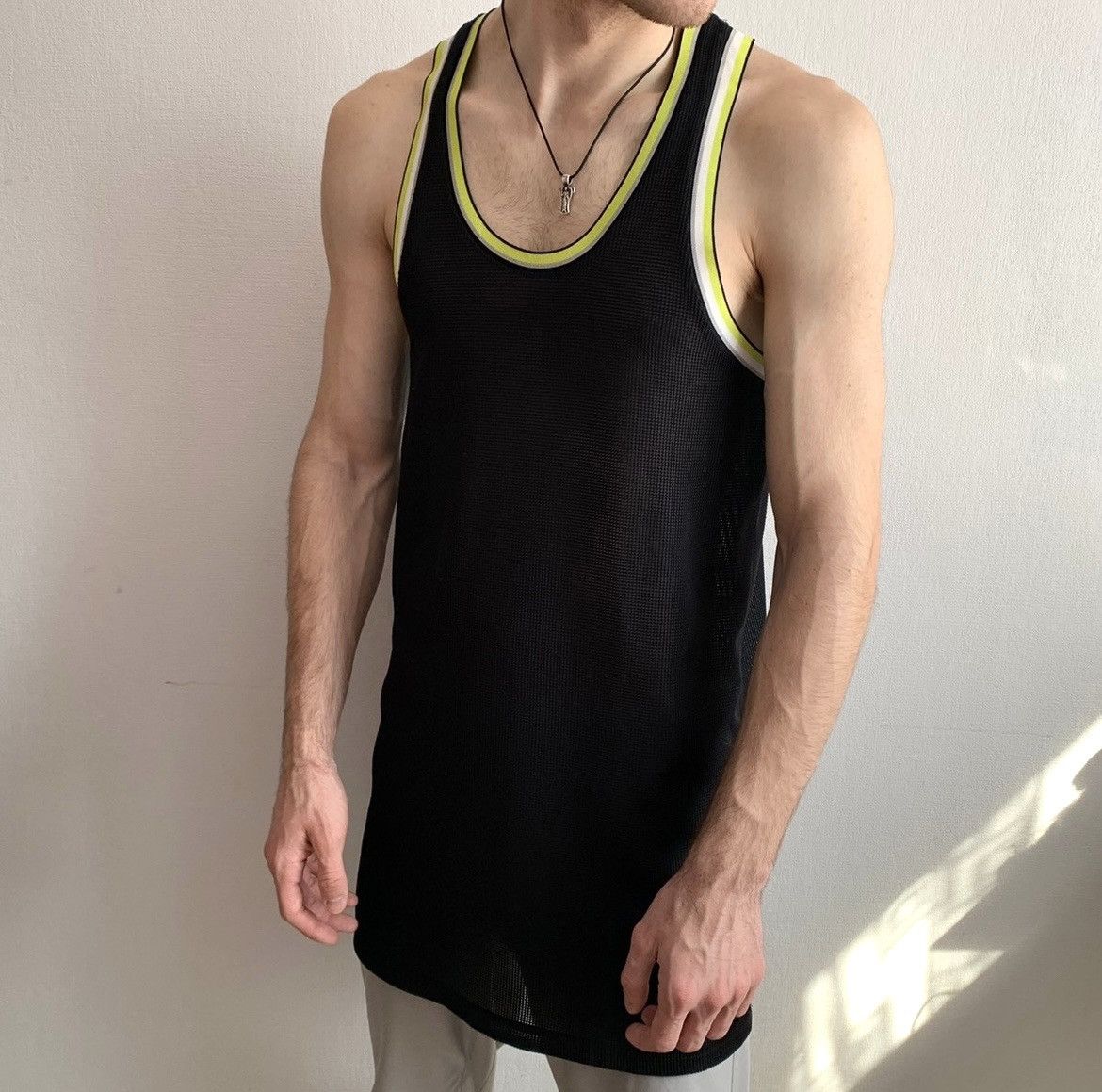 T by Alexander Wang T by Alexander Wang Men’s Mesh Tank Top Size US M / EU 48-50 / 2 - 4 Thumbnail