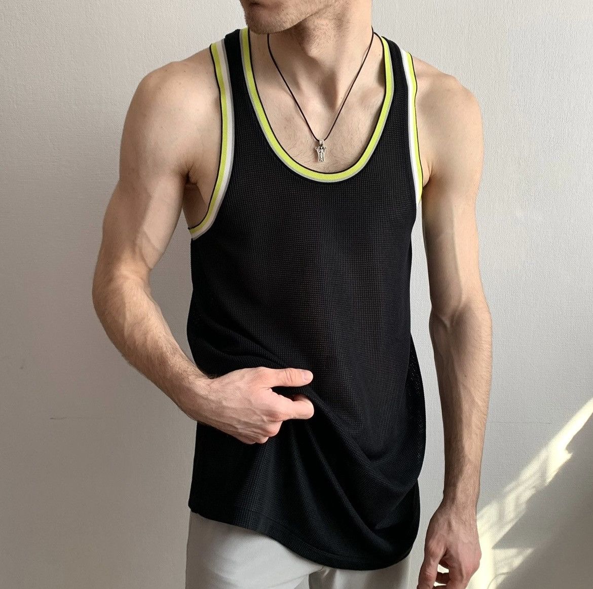 T by Alexander Wang T by Alexander Wang Men’s Mesh Tank Top Size US M / EU 48-50 / 2 - 1 Thumbnail