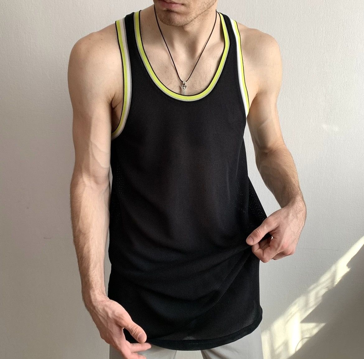 T by Alexander Wang T by Alexander Wang Men’s Mesh Tank Top Size US M / EU 48-50 / 2 - 2 Thumbnail