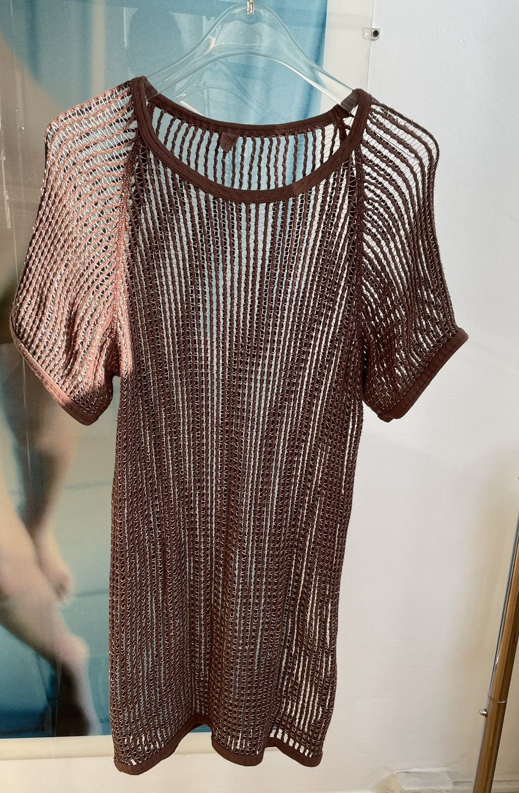 Vintage Vintage knit see through short sleeve top Size US M / EU 48-50 / 2 - 3 Thumbnail
