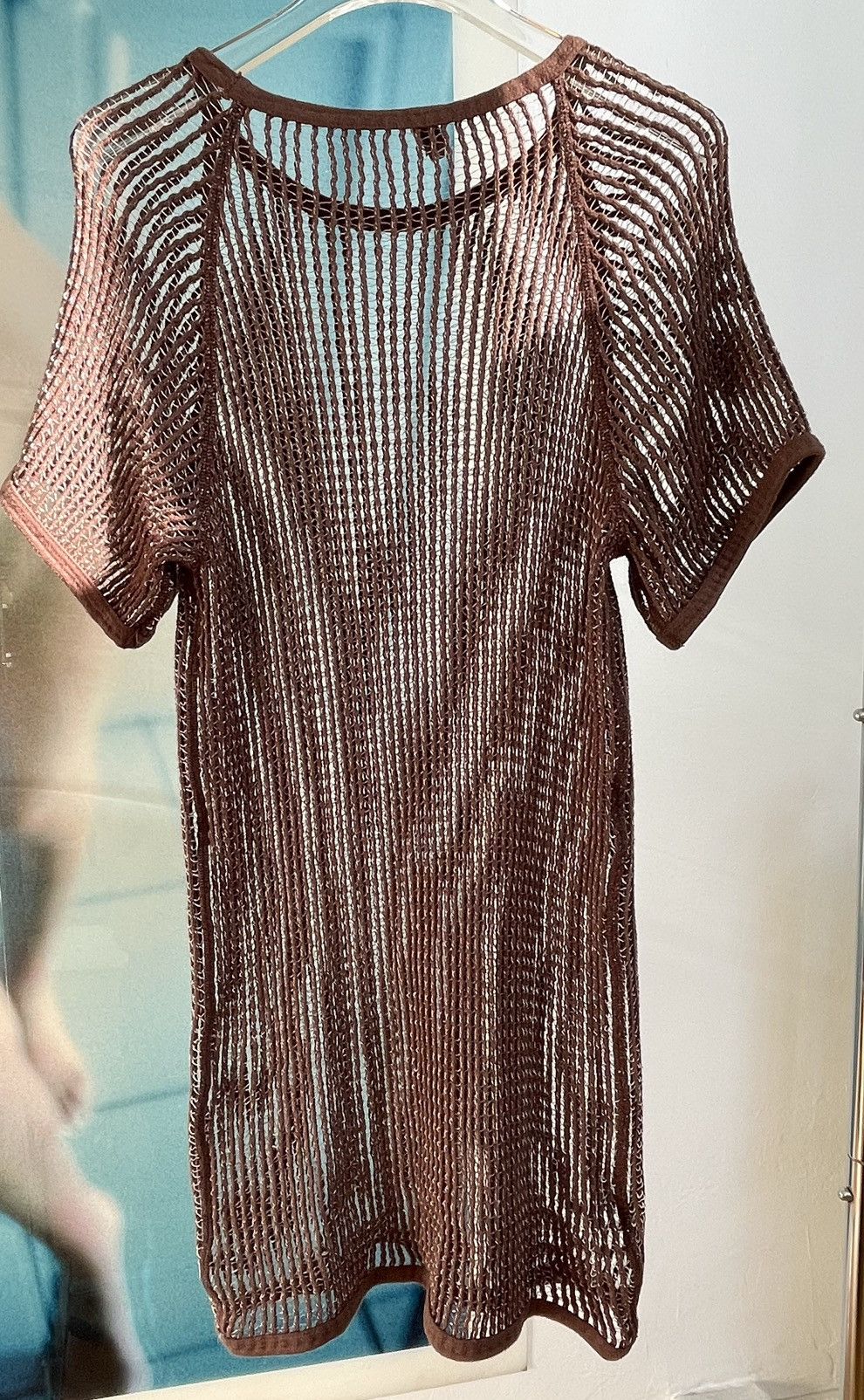 Vintage Vintage knit see through short sleeve top Size US M / EU 48-50 / 2 - 1 Thumbnail
