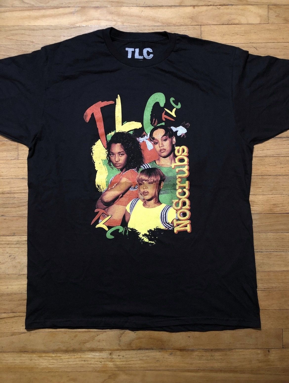 Band Tees TLC No Scrubs Black Tee Shirt Size XL Size US XL / EU 56 / 4 - 1 Thumbnail