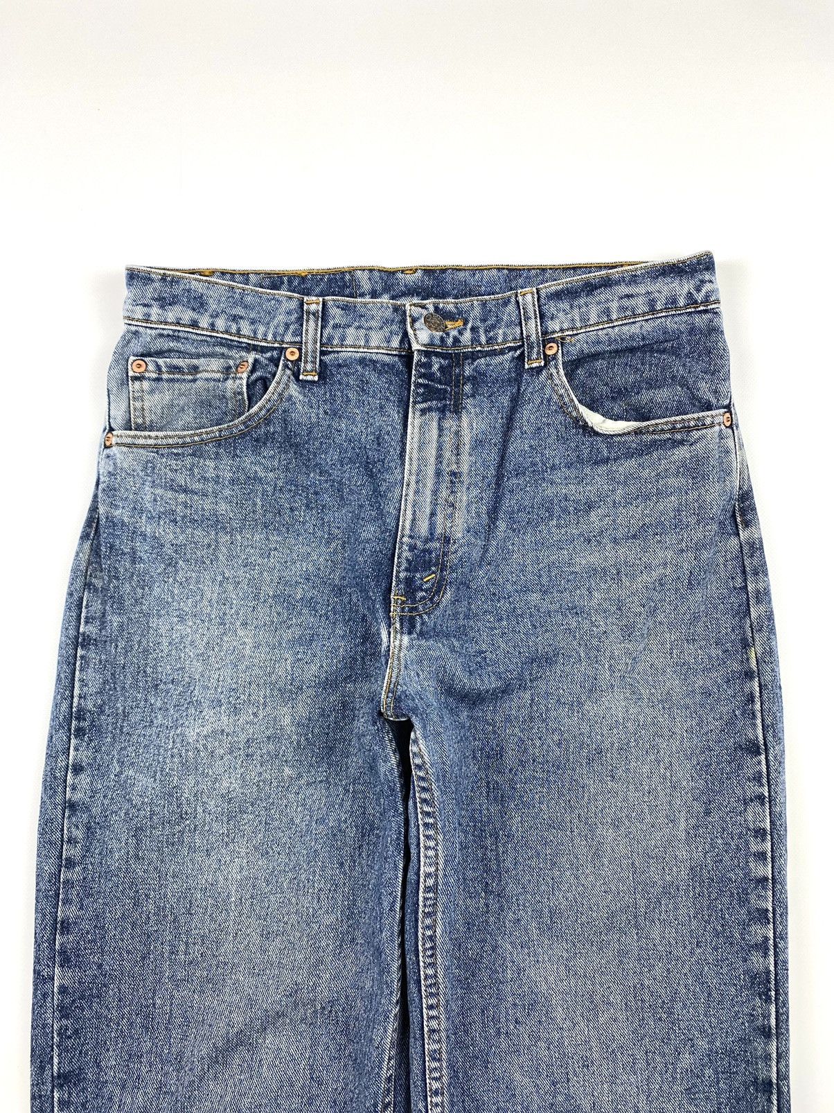 Levi's 90’s 🇺🇸 Vintage Levi’s 550 Light Wash Denim Pants 35x31 Size US 35 - 3 Thumbnail