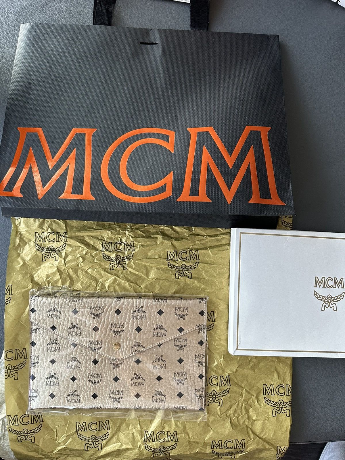 MCM Brand New Iconic MCM Logo Leather Bag Size ONE SIZE - 7 Thumbnail